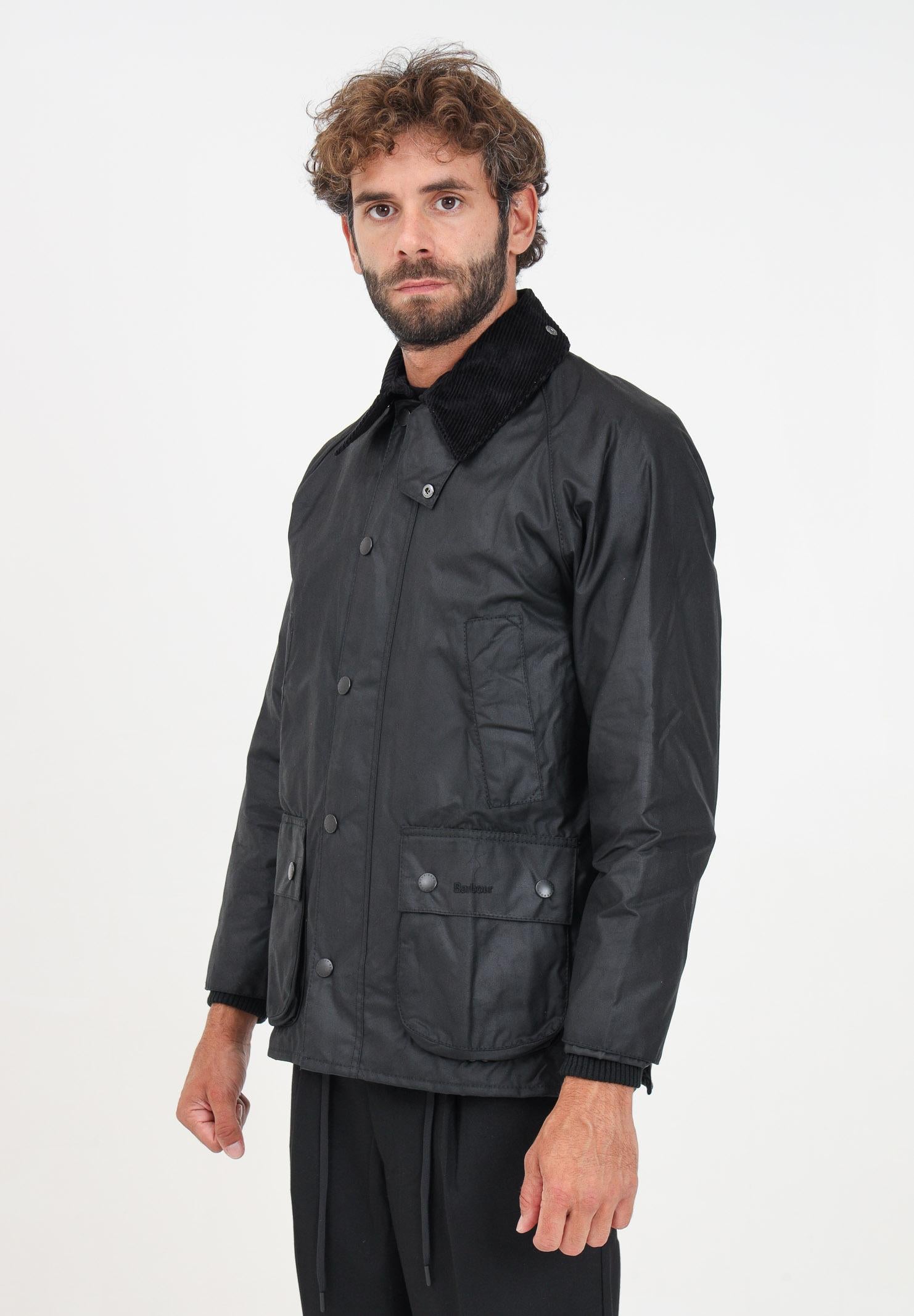 BARBOUR Giubbotto Bedale nero da uomo 242-MWX0018MWX BK91 BARBOUR