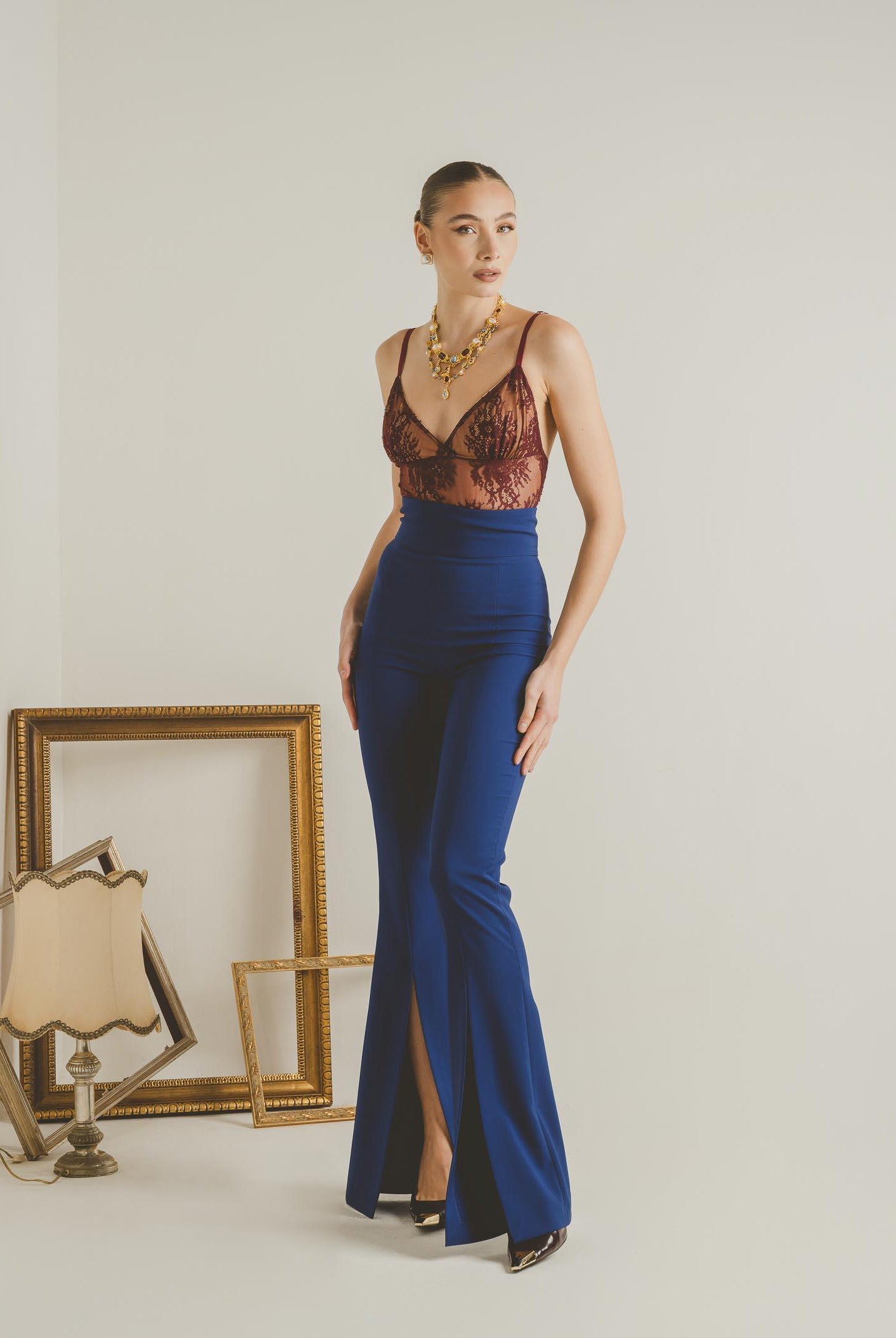 SANTAS Pantalone Force blu quarzo da donna PV2609 BQ SANTAS