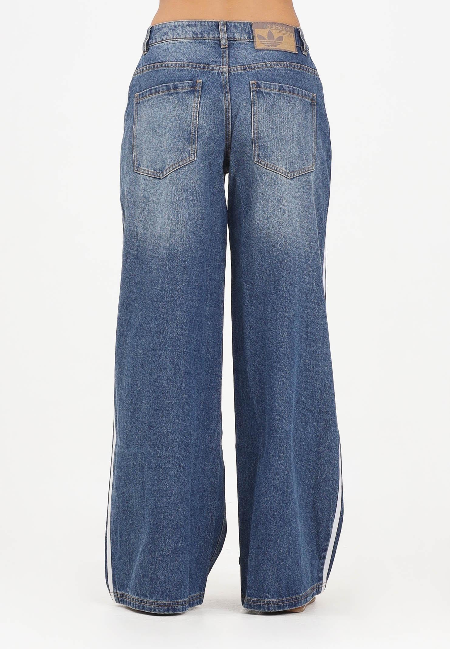 ADIDAS ORIGINALS Jeans Loose Denim Destressed in denim scuro da donna KE3300 ADIDAS ORIGINALS