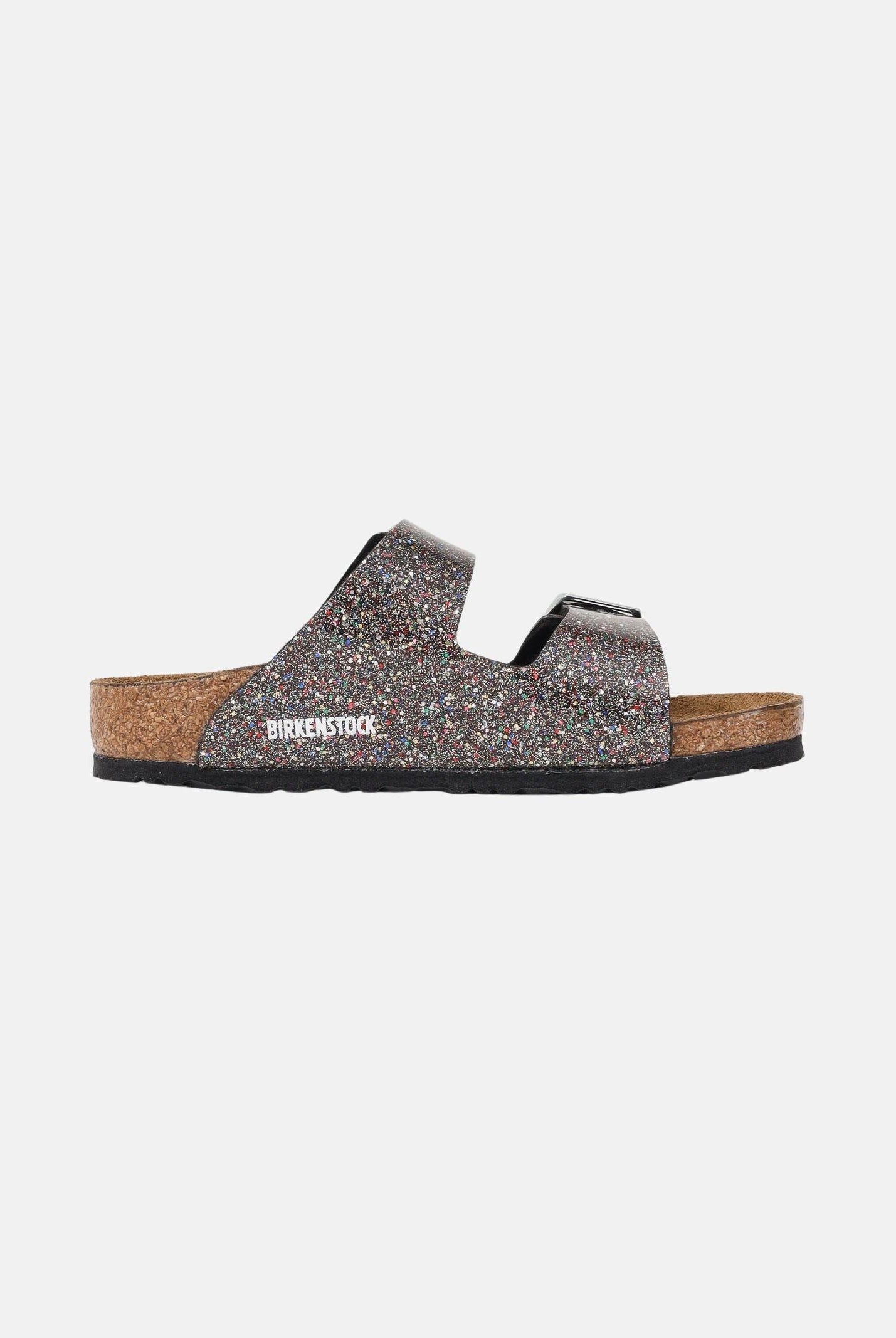 BIRKENSTOCK Ciabatte Arizona nere da bambina con strass 1017382 . BIRKENSTOCK