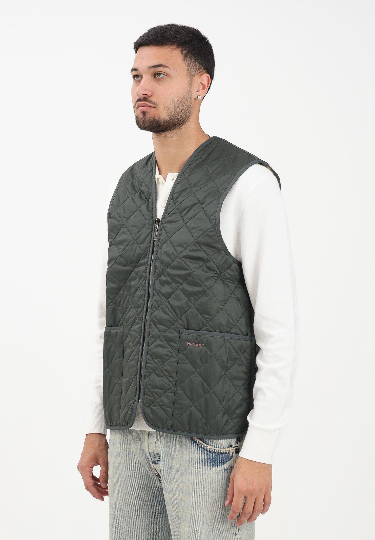 BARBOUR Smanicato verde da uomo compatibile come interno per il giubbotto Bedale 252MMLI0001 GN91 BARBOUR