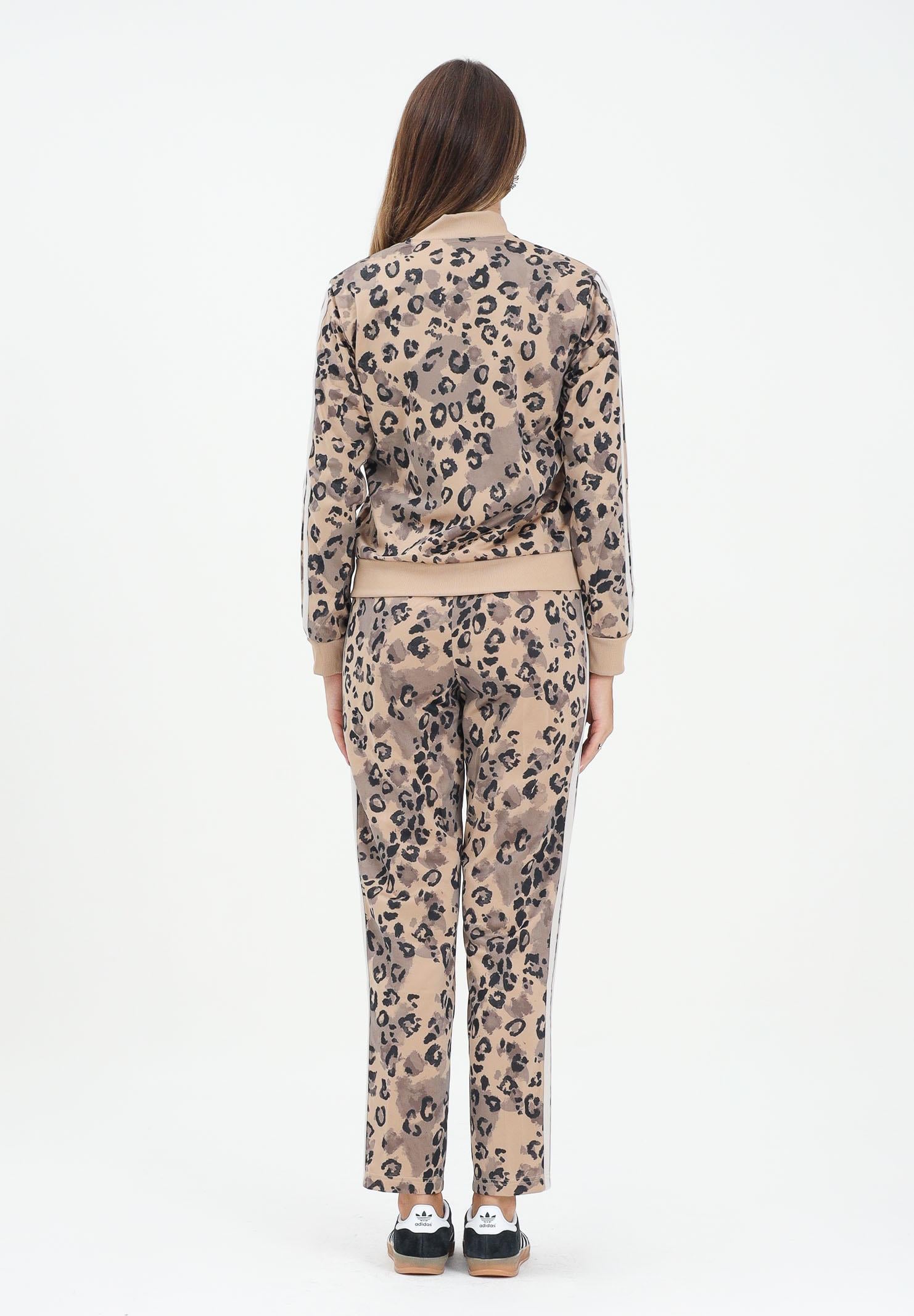 ADIDAS PERFORMANCE Tuta Essentials 3-Stripes Leo beige da donna JW8760 ADIDAS PERFORMANCE