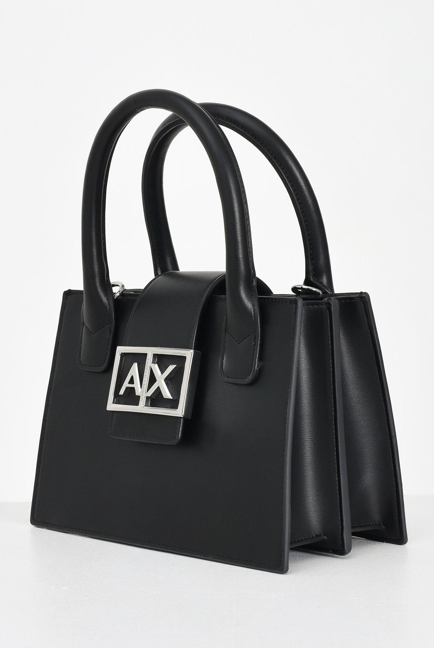 ARMANI EXCHANGE Borsa a mano nera da donna con logo XW000306AF12039 UC001 ARMANI EXCHANGE