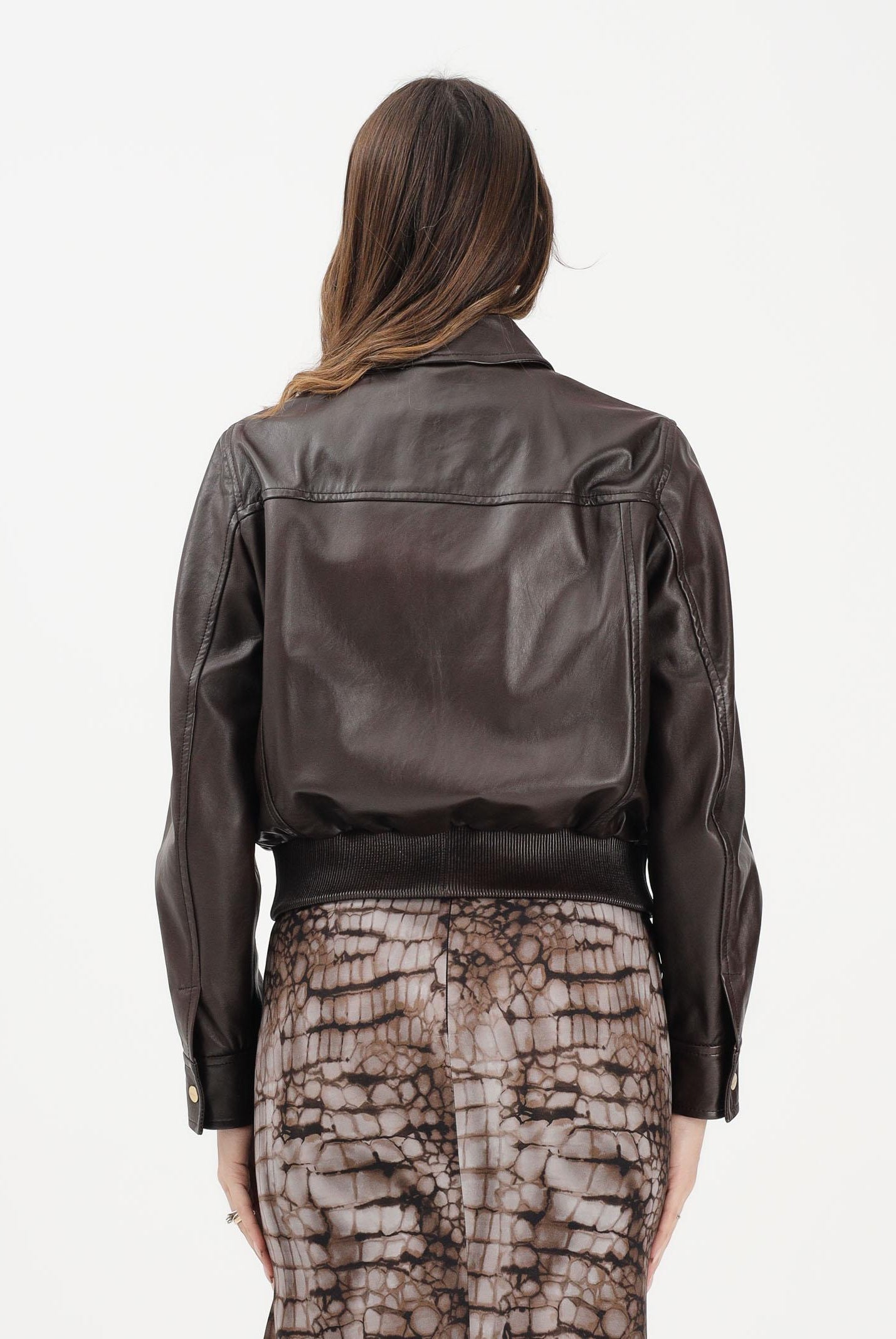 MAX MARA Giubbotto in pelle MSTBIADA marrone da donna 2616441011600 002 MAX MARA