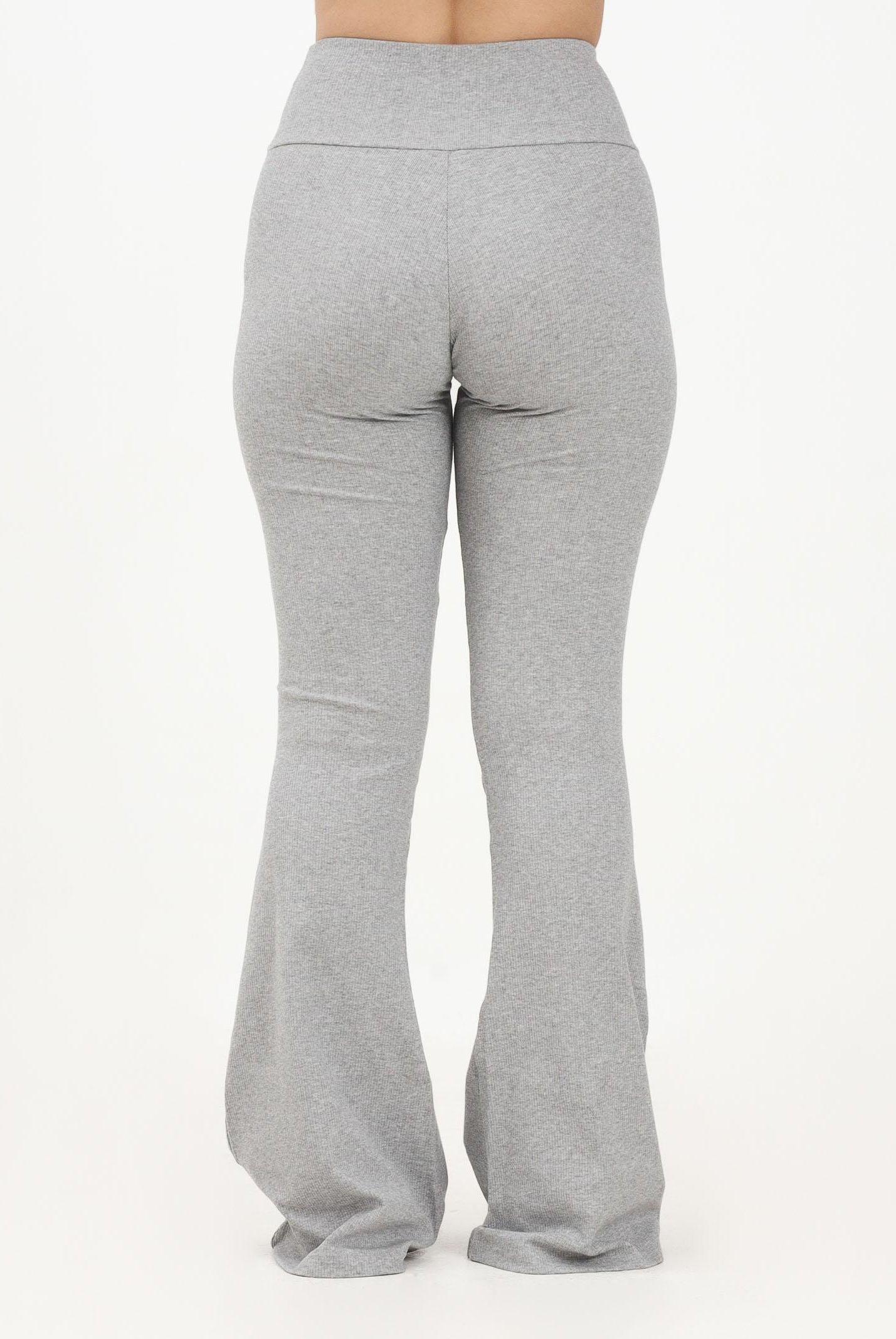 ADIDAS ORIGINALS Leggings Essentials Rib Flared grigio da donna IY9674 . ADIDAS ORIGINALS