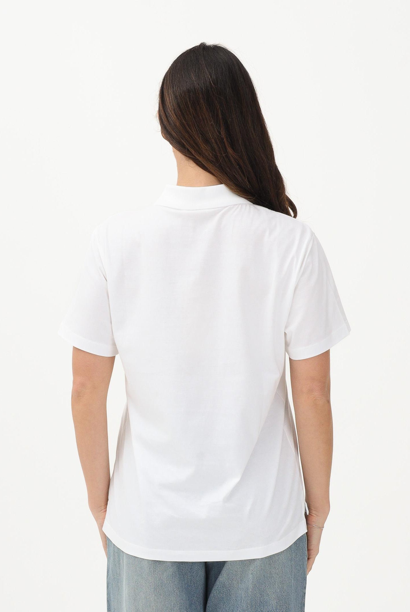 MARNI Polo a manica corta bianca per donna, ragazzi e bambini con logo Marni M01770M00RF 0M100 MARNI