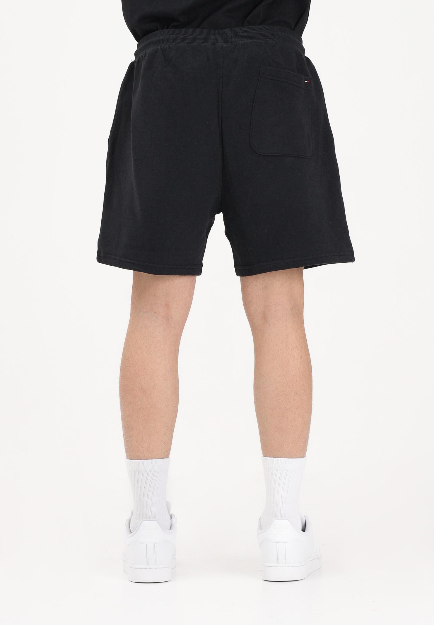 TOMMY JEANS Shorts sportivo nero da uomo con logo DM0DM23017 BDS TOMMY JEANS
