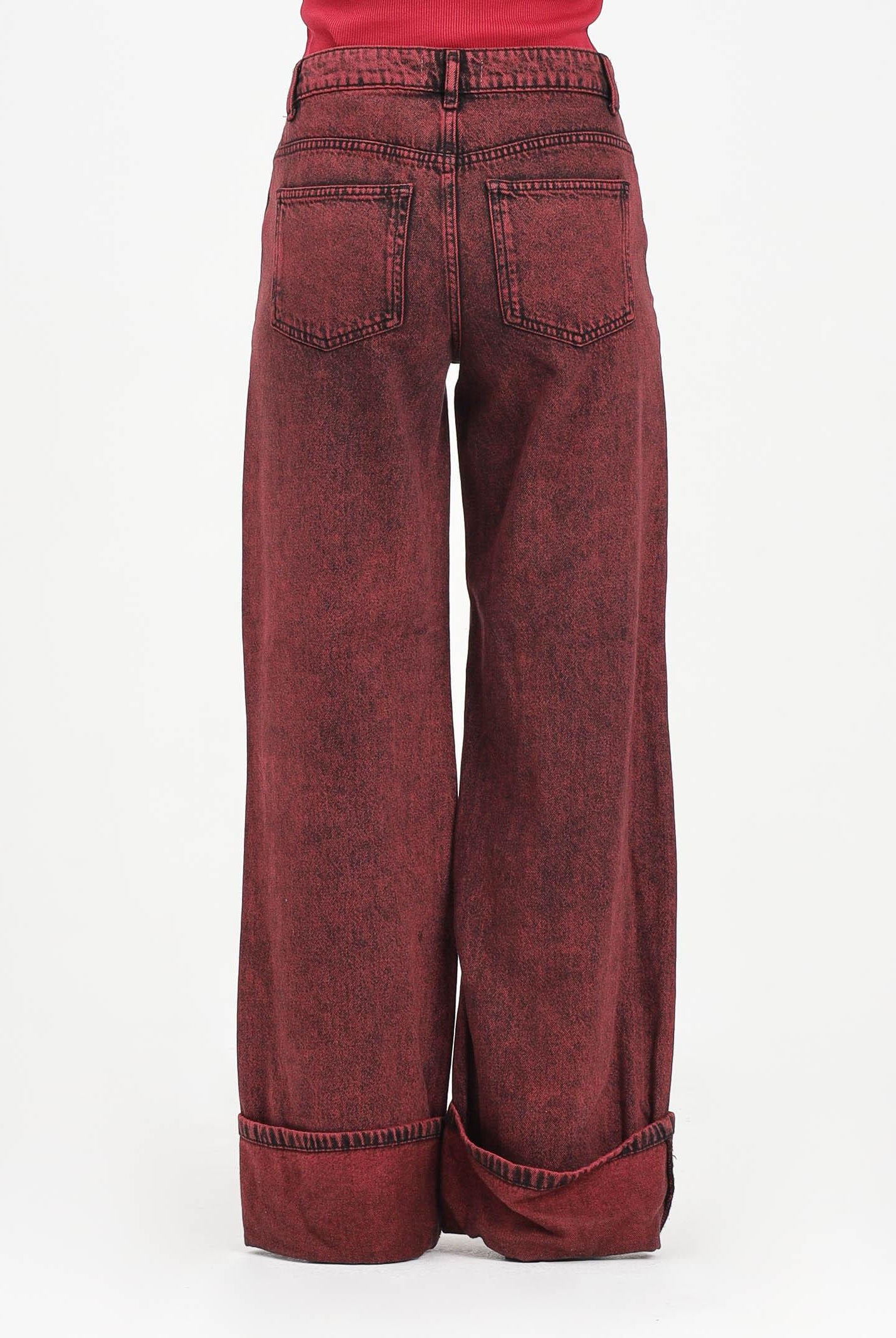 ONLY Jeans in denim bordeaux da donna 15353625 Cabernet ONLY