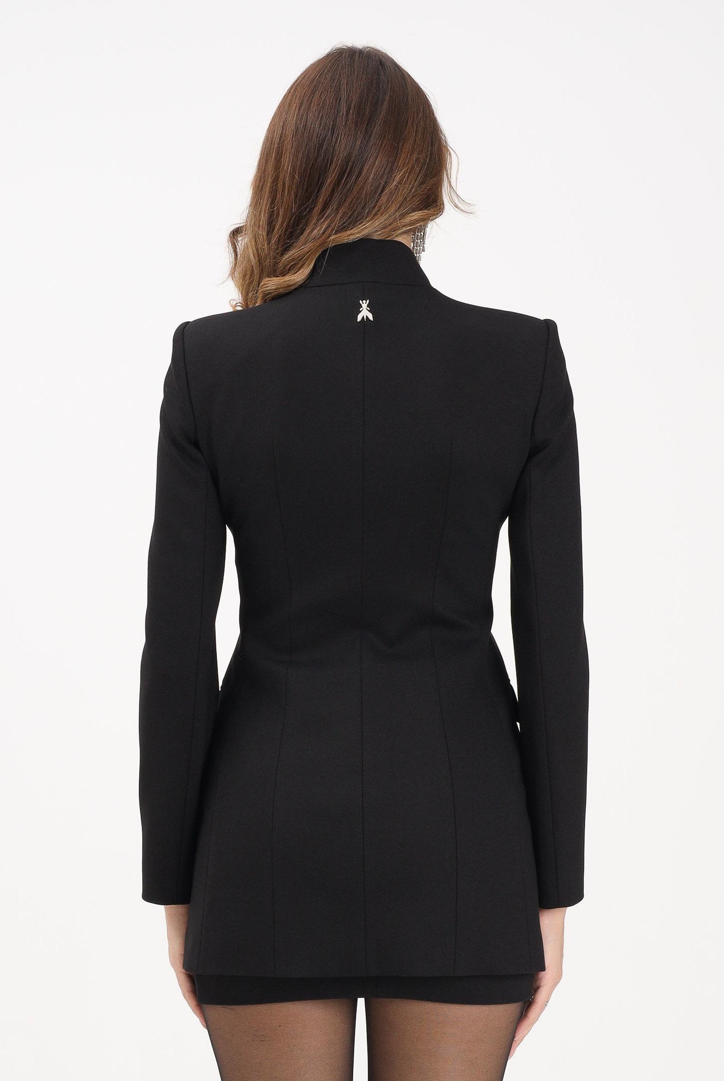 PATRIZIA PEPE Giacca officer Radical Rose nera da donna 8S0557A025 K103 PATRIZIA PEPE