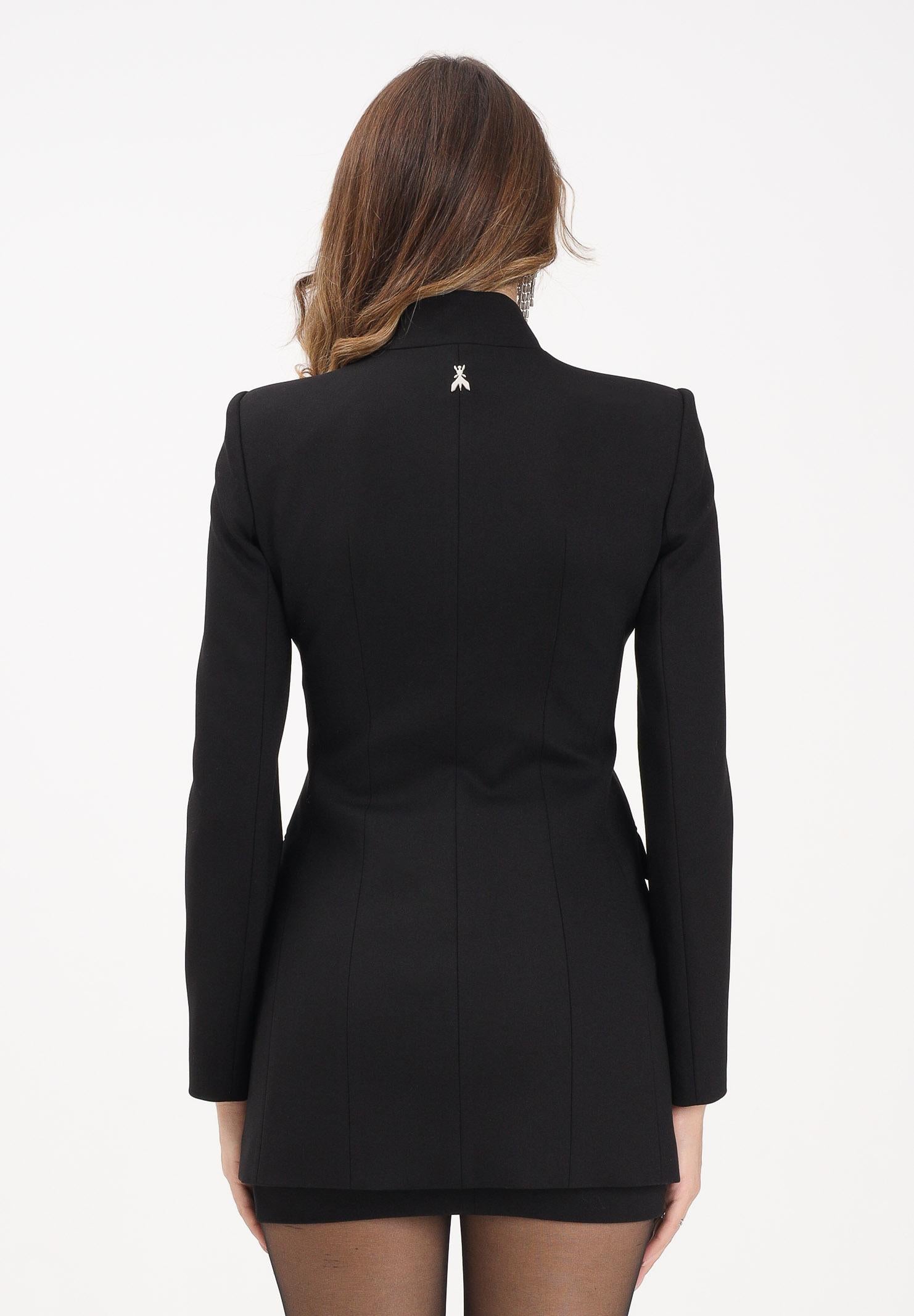 PATRIZIA PEPE Giacca officer Radical Rose nera da donna 8S0557A025 K103 PATRIZIA PEPE