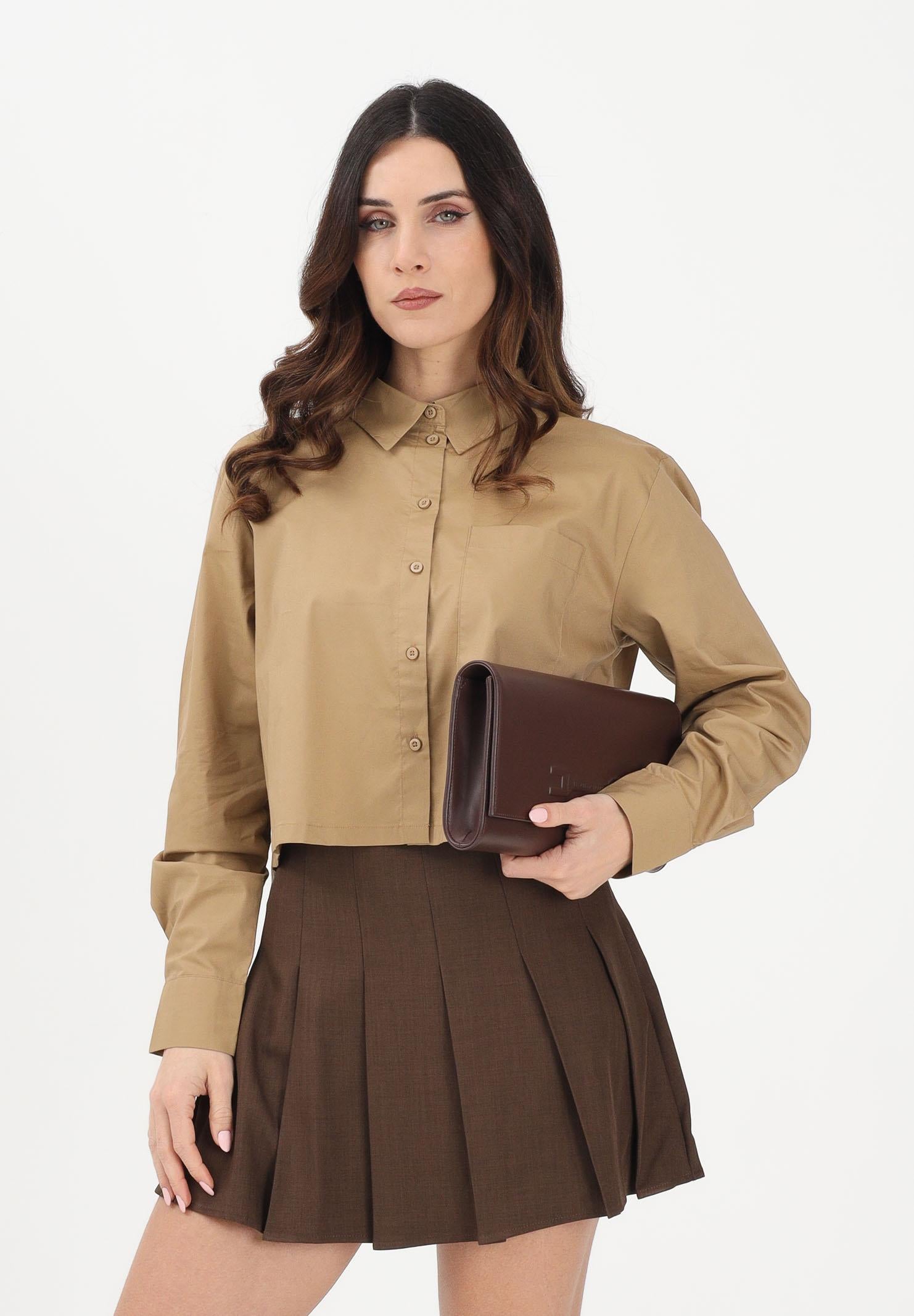JDY Camicia a manica lunga beige da donna 15363677 TI JDY