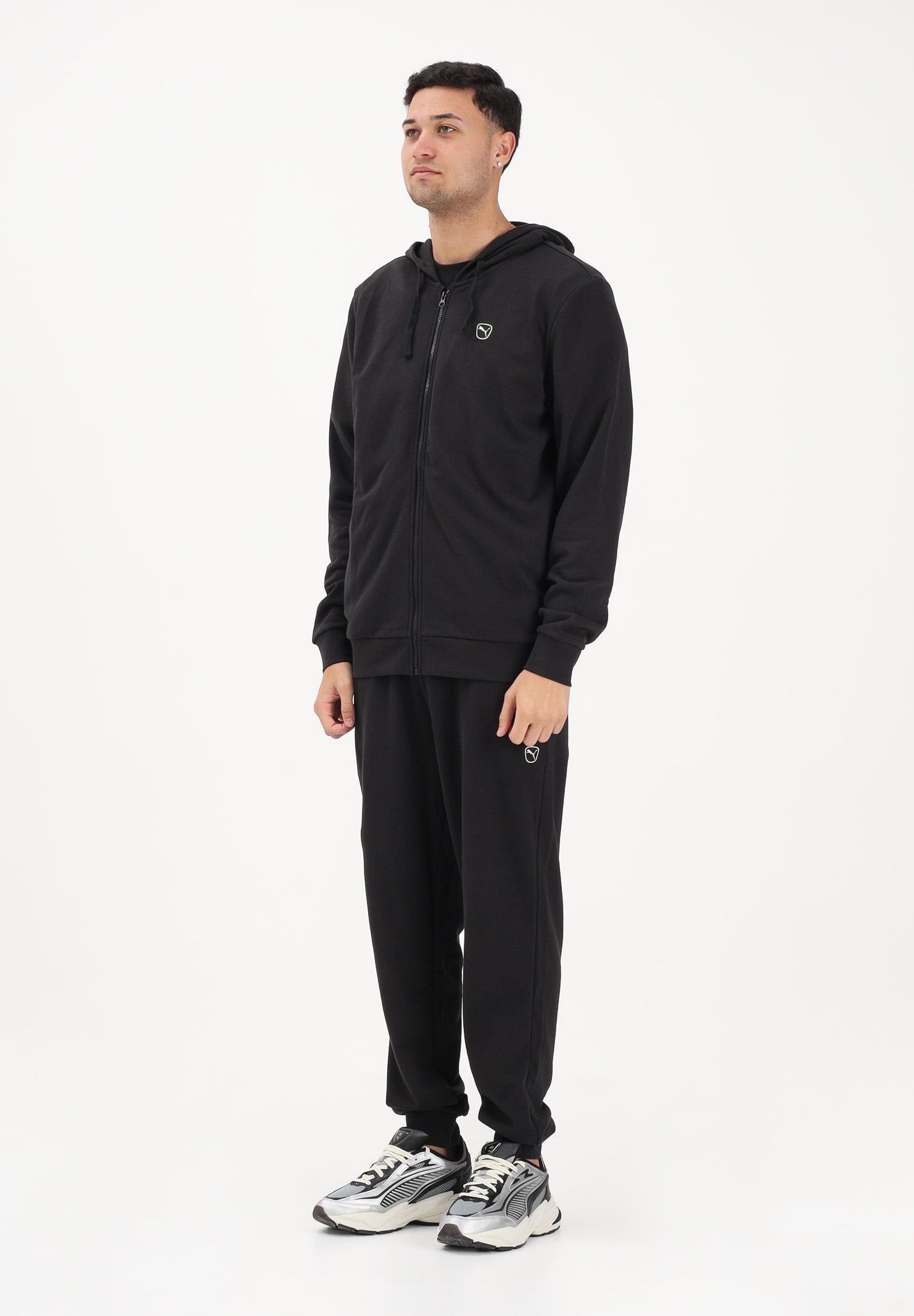 PUMA Tuta Essentials Elevated nera da uomo 691771 01 PUMA