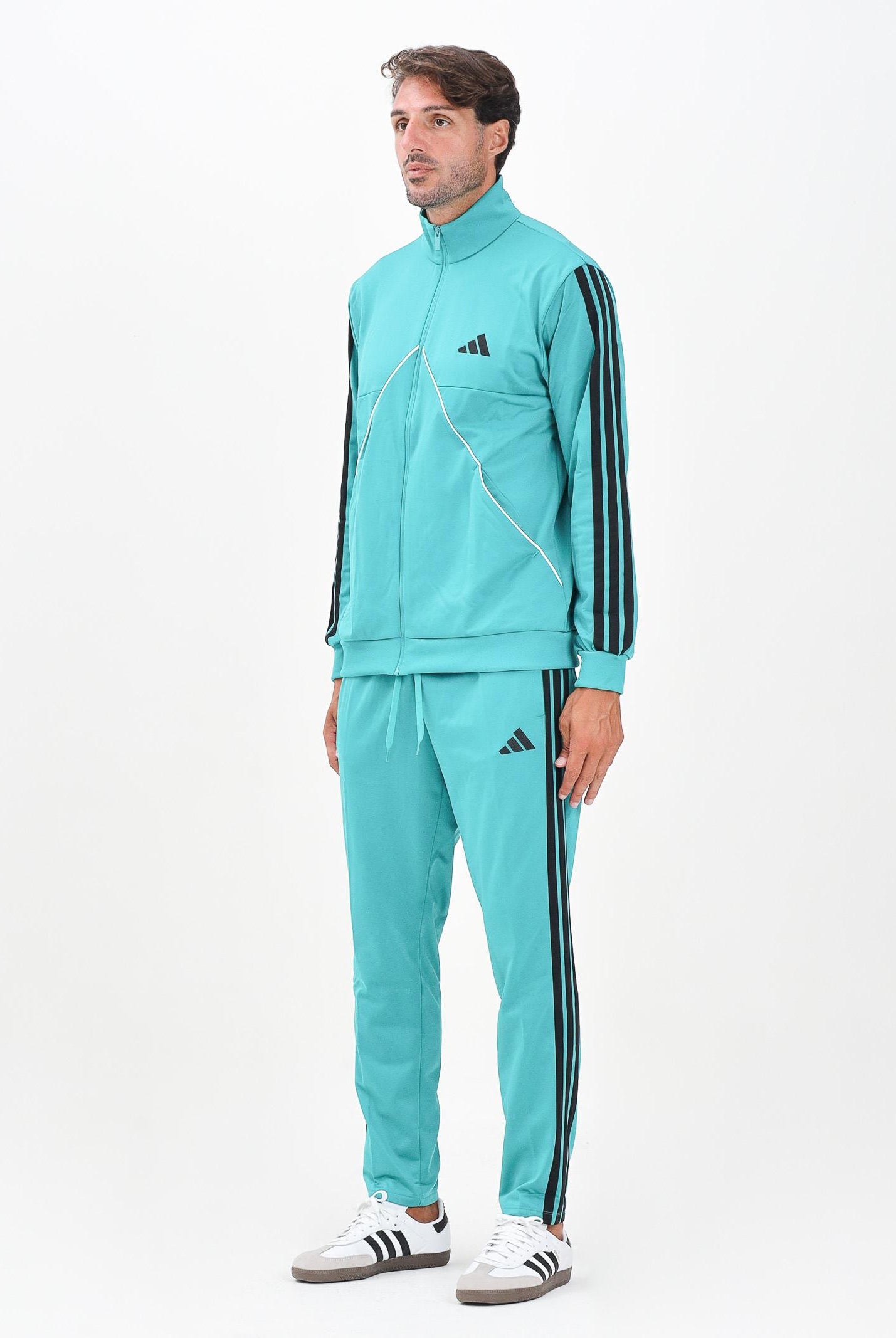 ADIDAS PERFORMANCE Tuta Sportswear Tricot Tiro-Inspired turchese da uomo JX5521 . ADIDAS PERFORMANCE