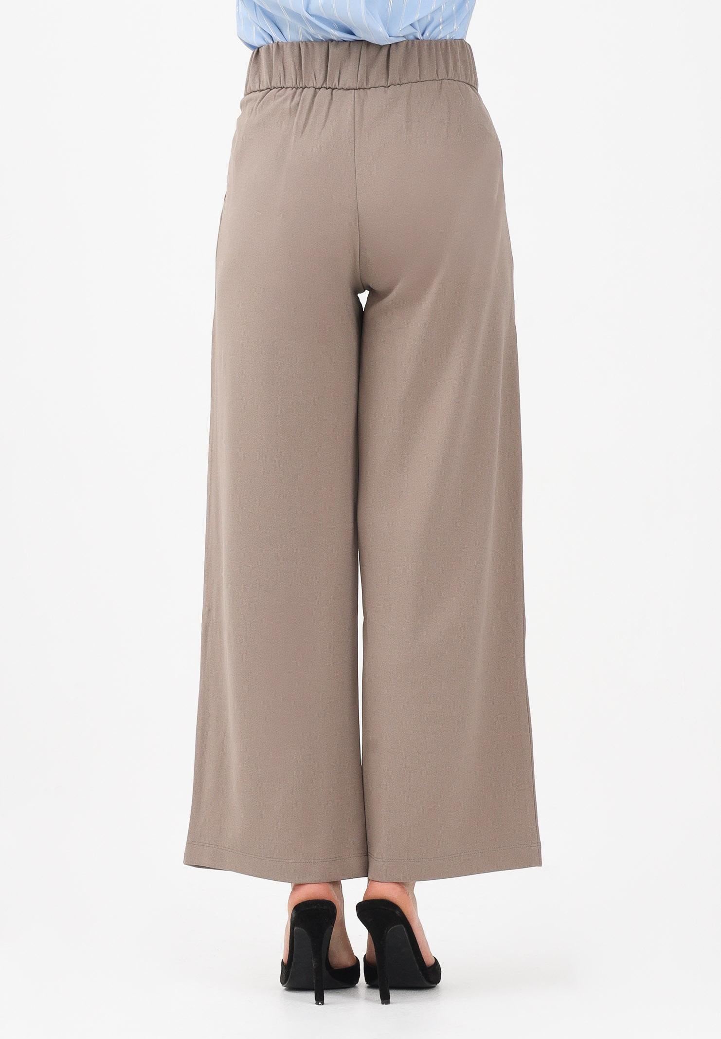 JDY Pantalone marrone da donna a vita alta 15208430 DRBL JDY