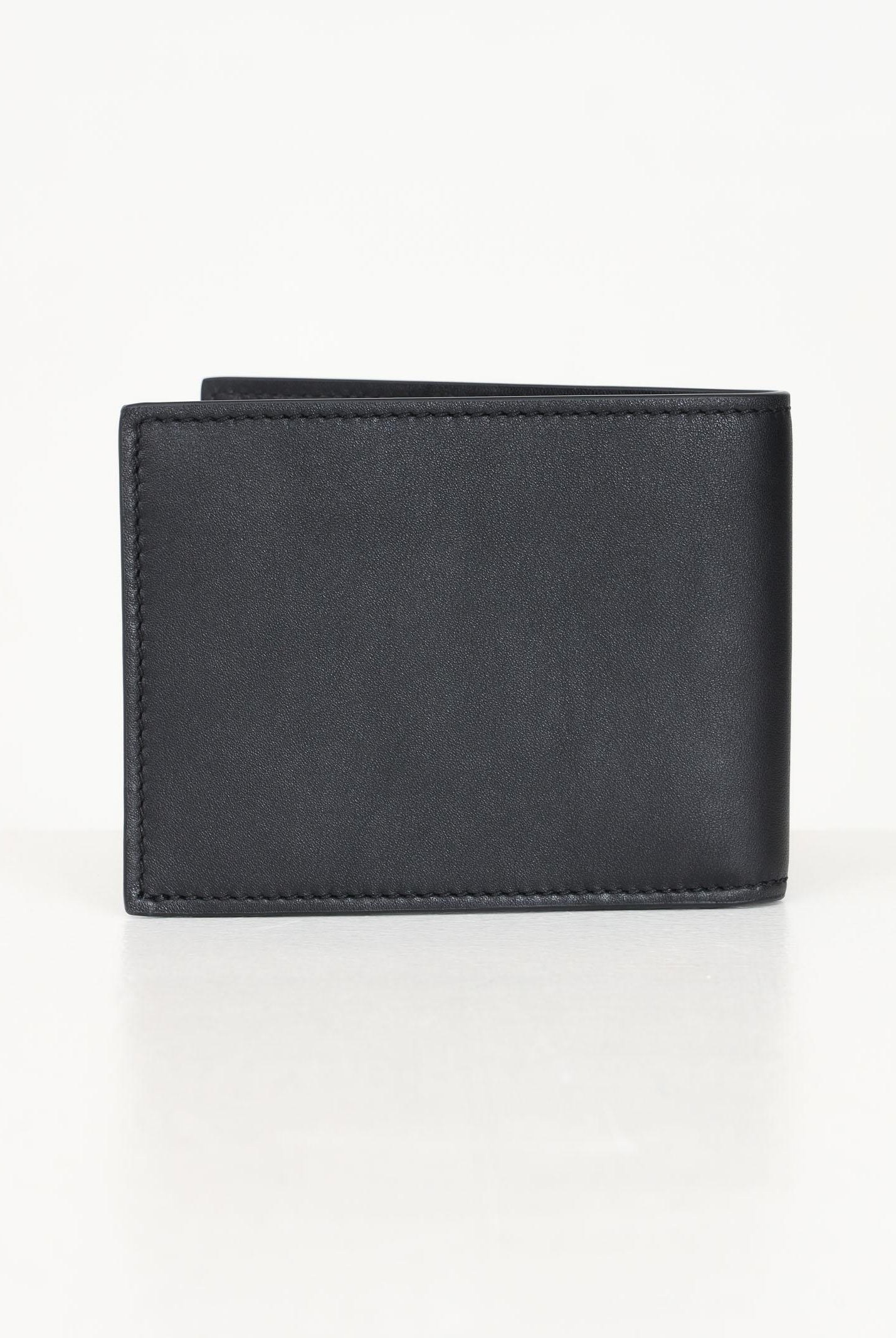 MOSCHINO Portafogli nero da uomo con logo 242Z281318001 3555 MOSCHINO