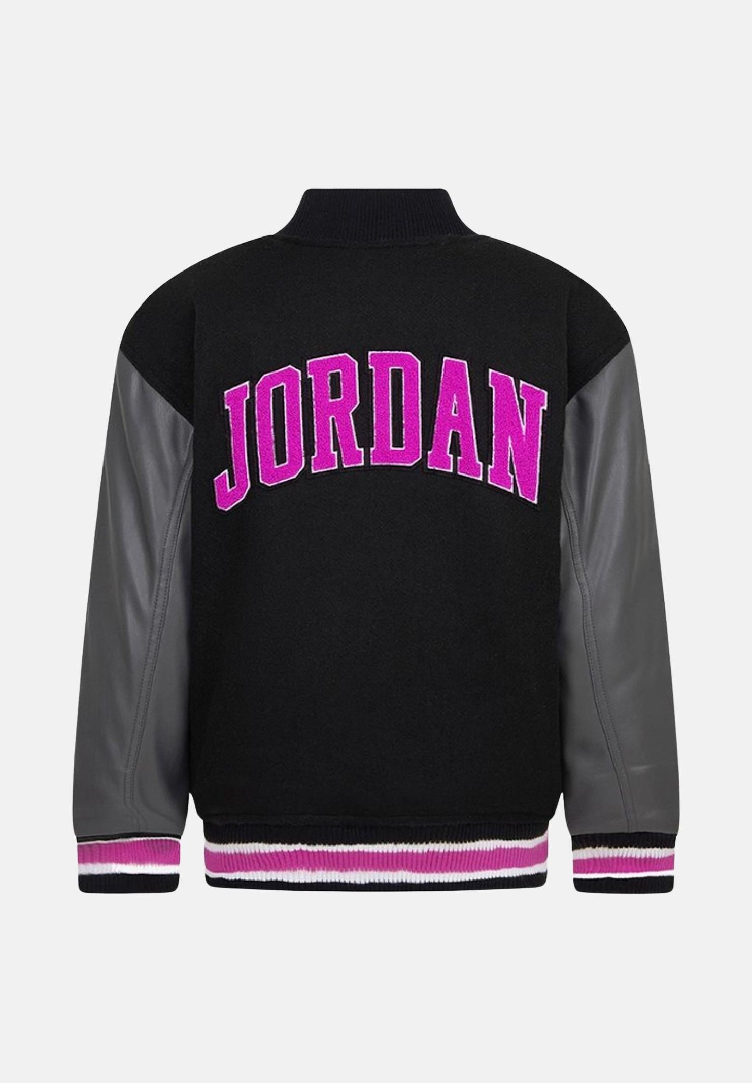 College nero da bambina con logo 45D197 A2B JORDAN