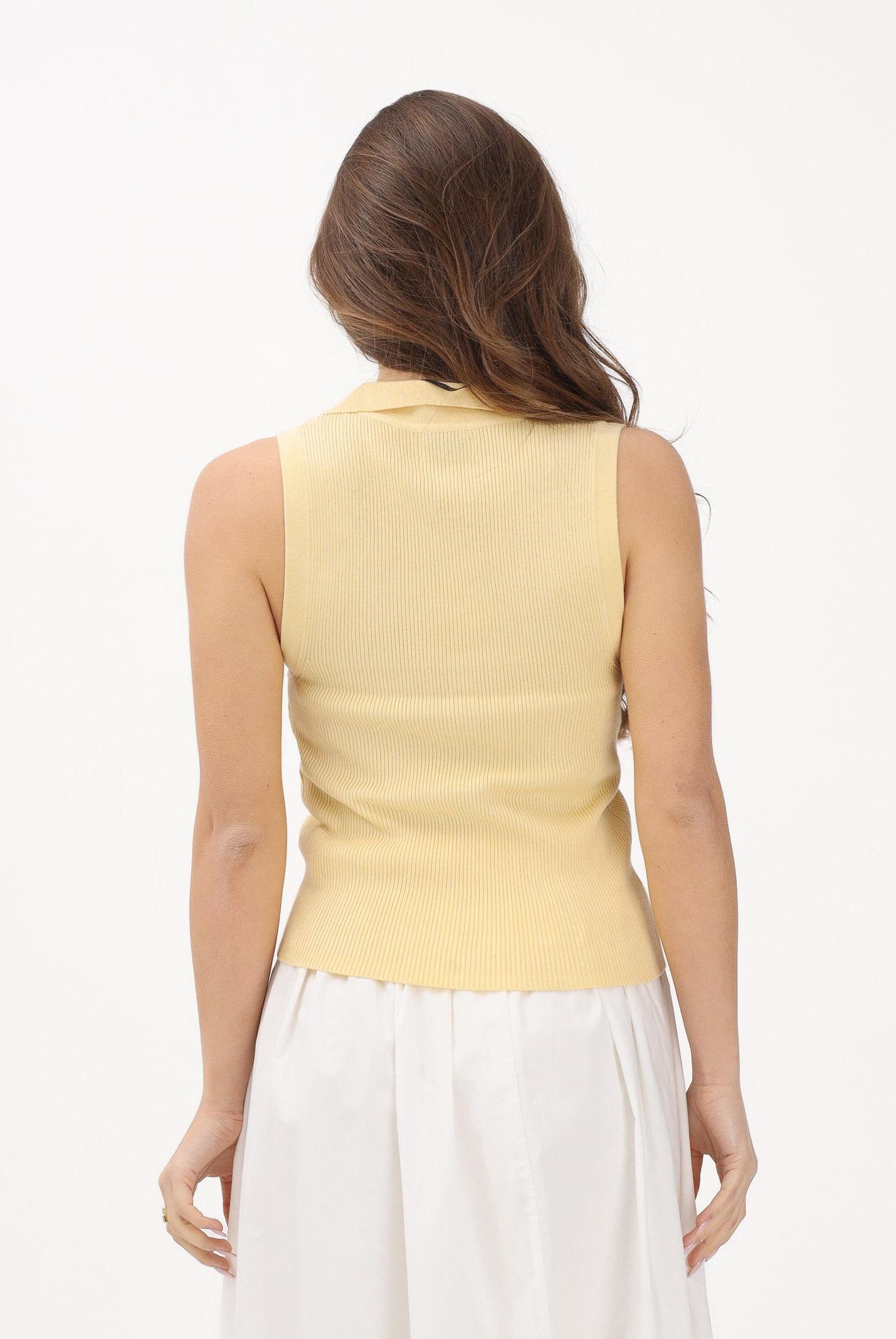 JDY Top in maglia giallo da donna 15351433 DOCR JDY