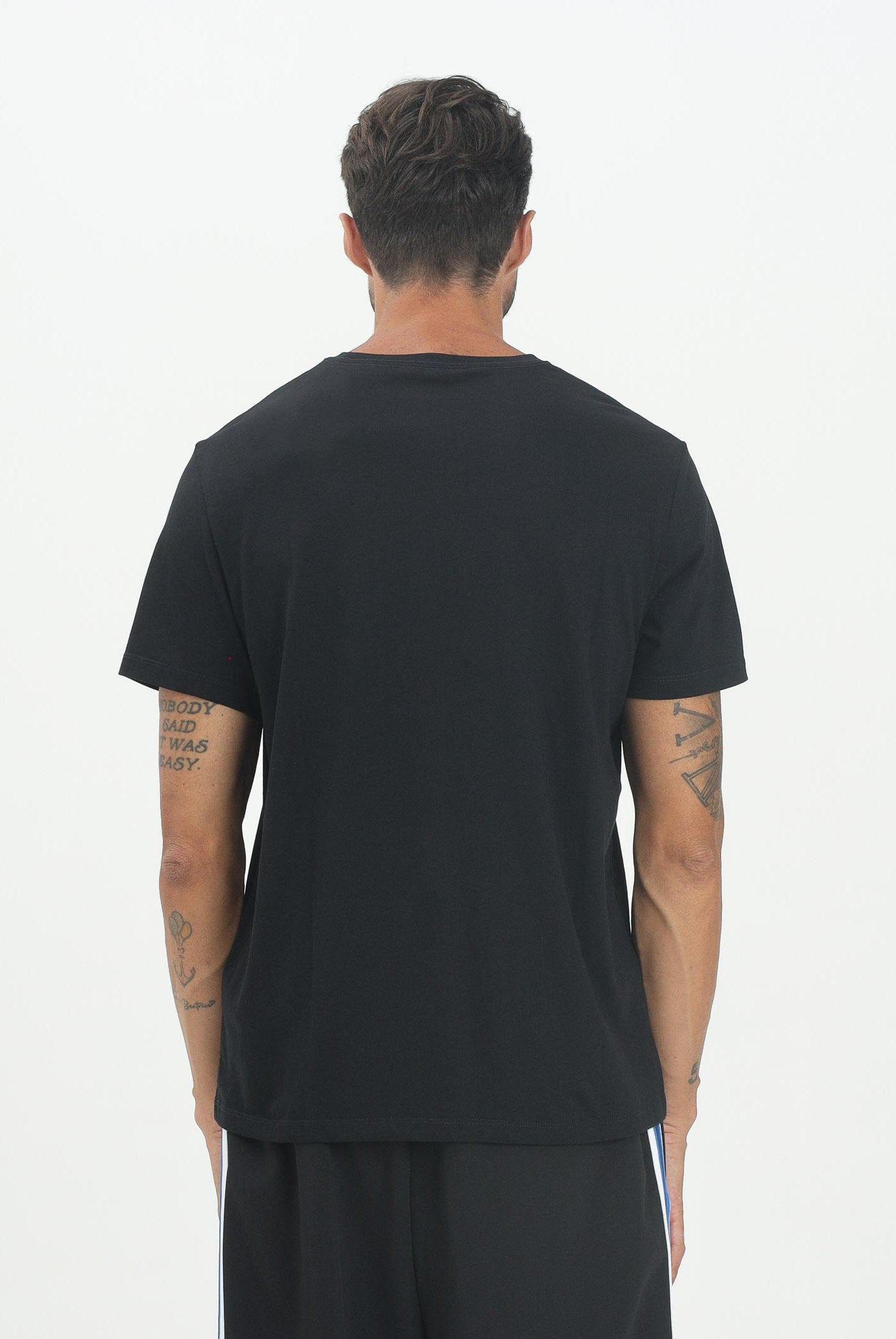 CALVIN KLEIN JEANS T-shirt a manica corta nera da uomo con logo LV04RC824GUB1 CALVIN KLEIN JEANS