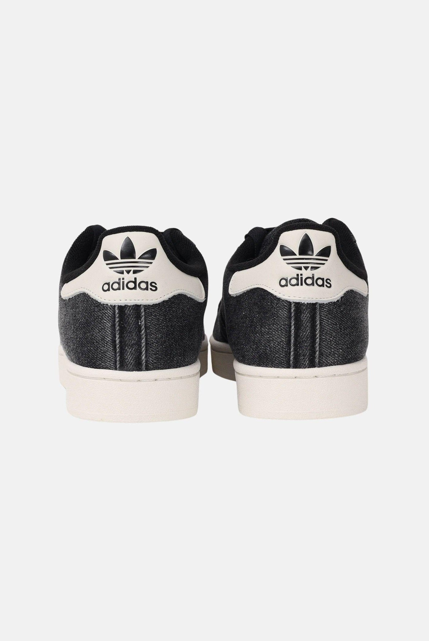 ADIDAS ORIGINALS Sneakers SUPERSTAR II in denim nero per uomo e donna IH9247 . ADIDAS ORIGINALS