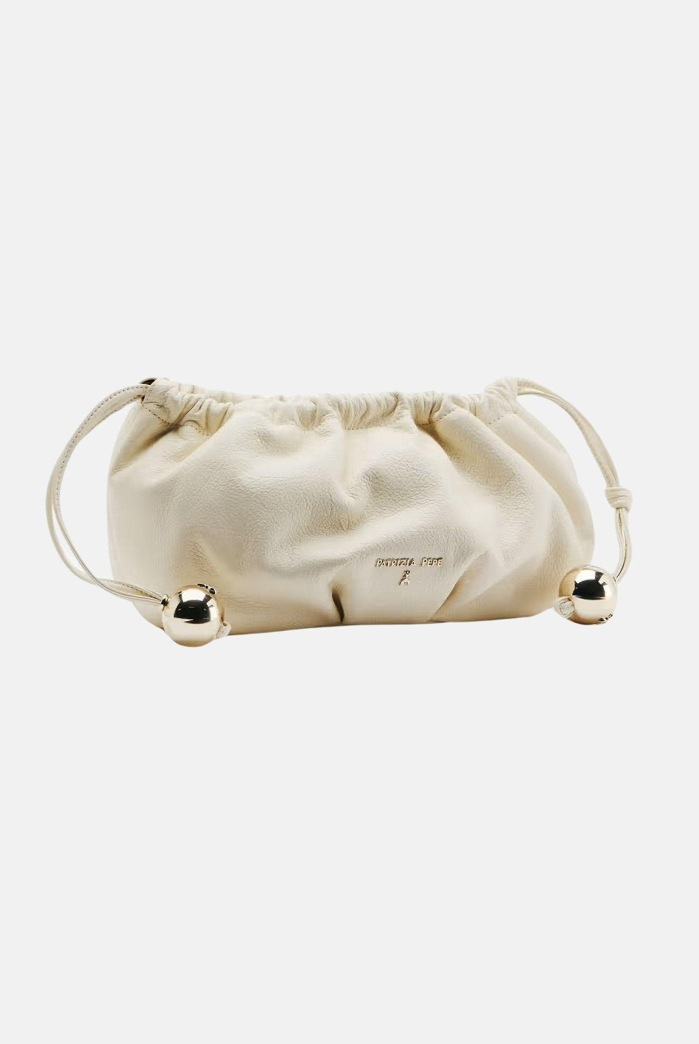 PATRIZIA PEPE Pochette Bubble panna da donna 2B0161L133 W405 PATRIZIA PEPE