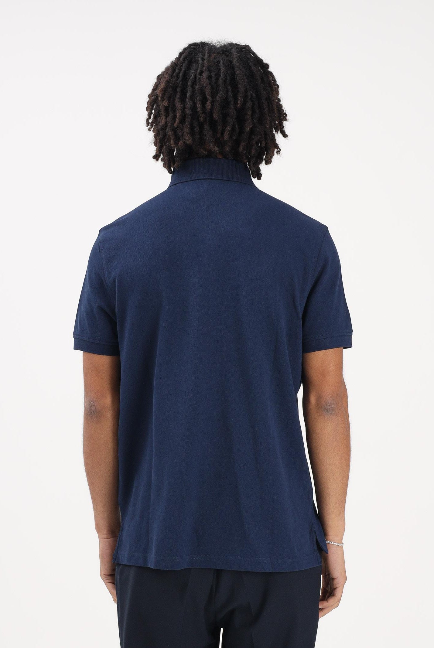 TOMMY HILFIGER Polo a manica corta blu da uomo MW0MW17770 DCC TOMMY HILFIGER