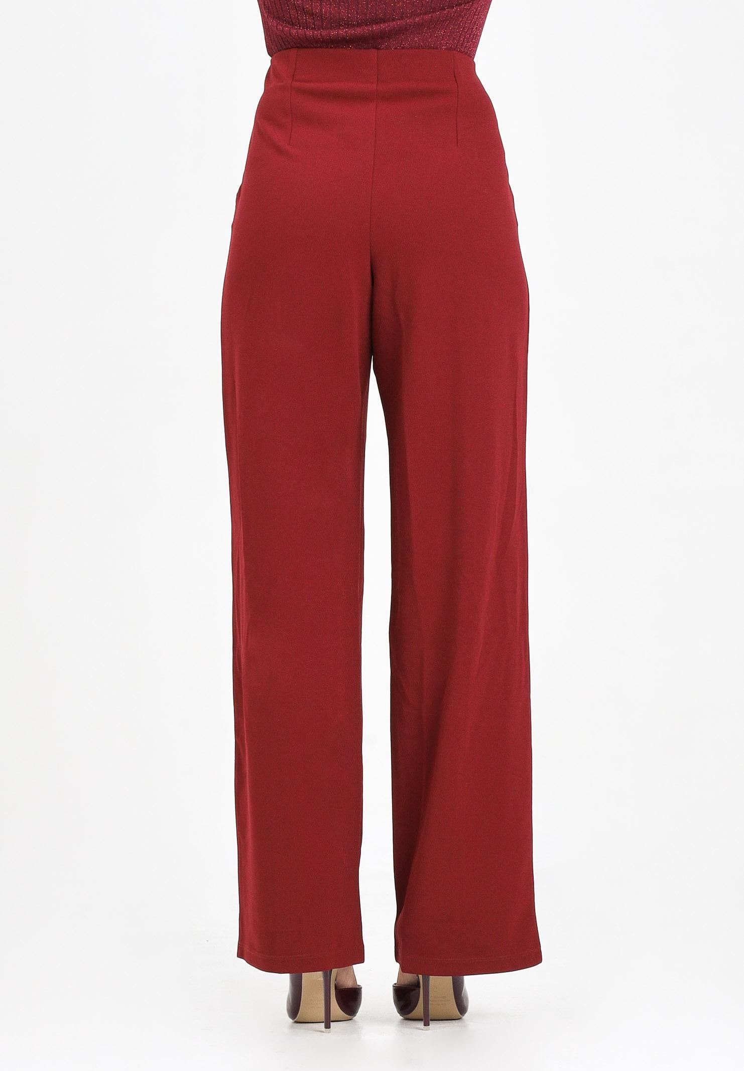 JDY Pantalone bordeaux da donna 15354510 Cabernet JDY