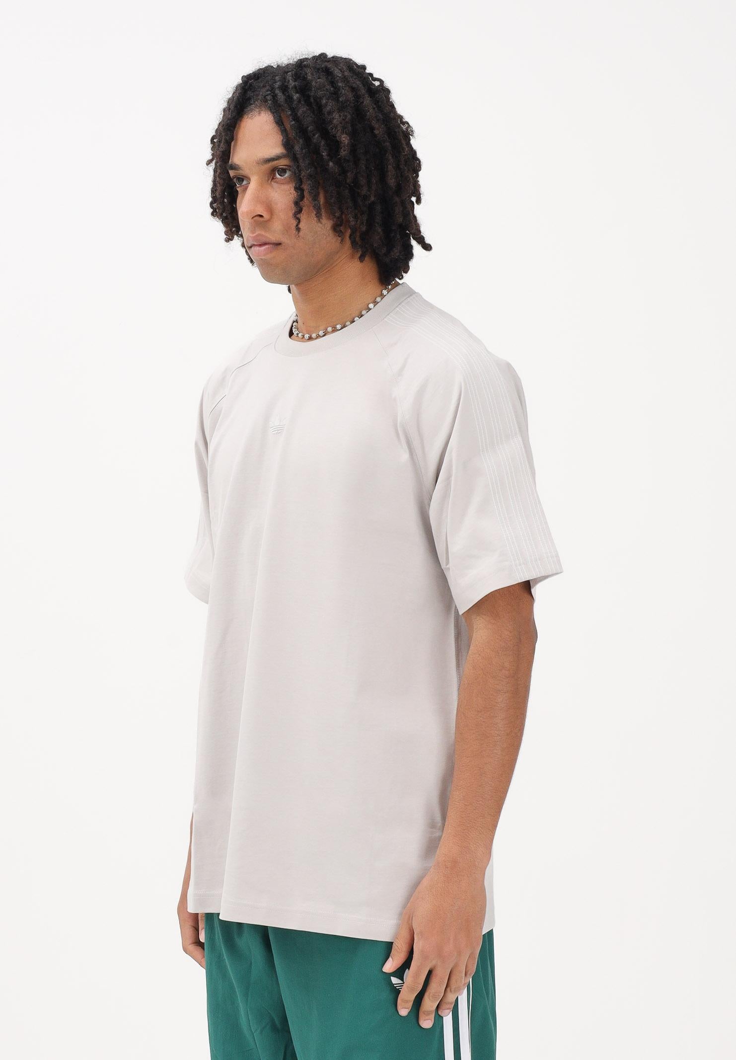 ADIDAS ORIGINALS T-shirt a manica corta Premium Essentials beige da uomo KD3936 . ADIDAS ORIGINALS