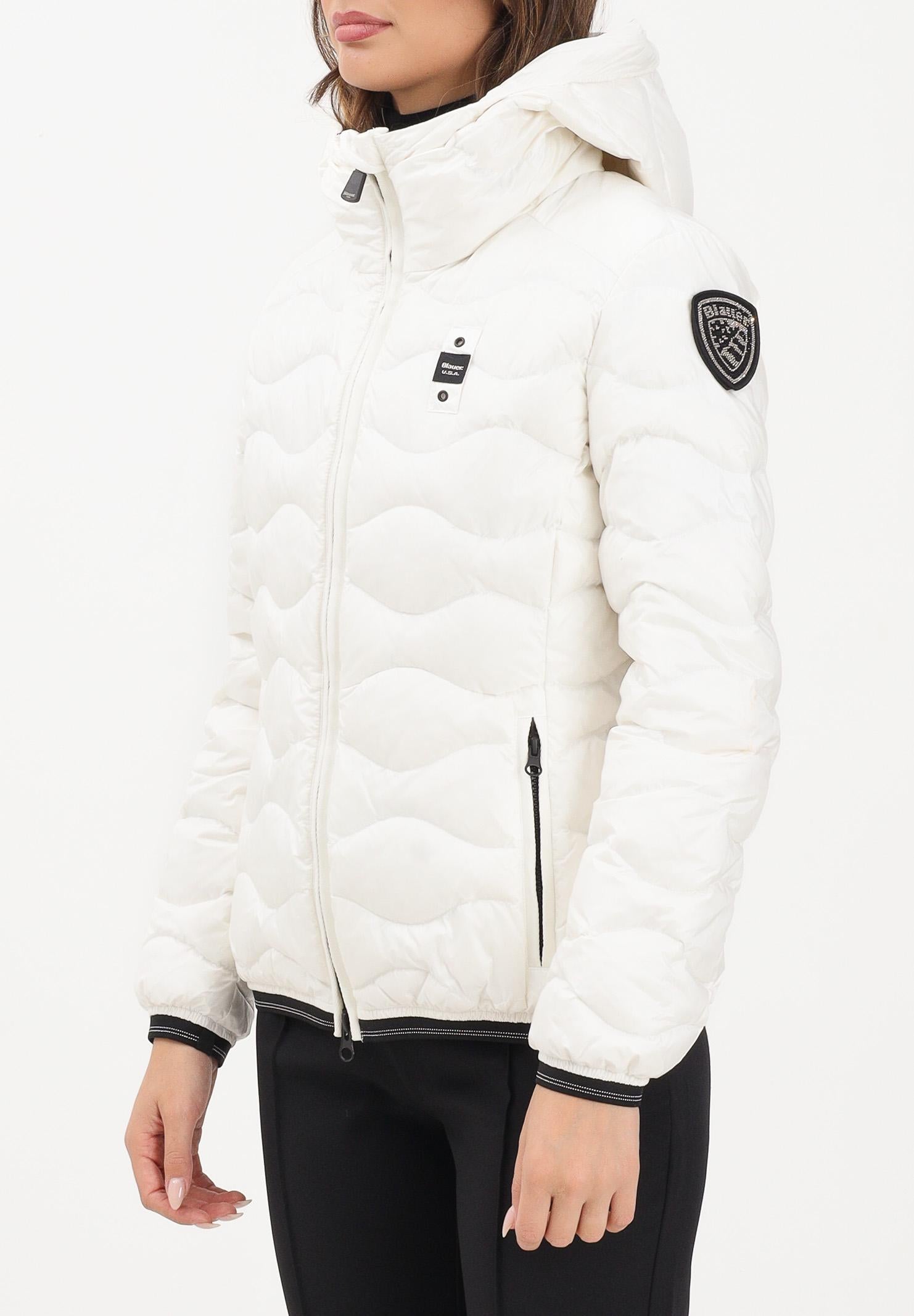 BLAUER Piumino ALDIE bianco da donna 25WBLDC03096-006047 100BI BLAUER