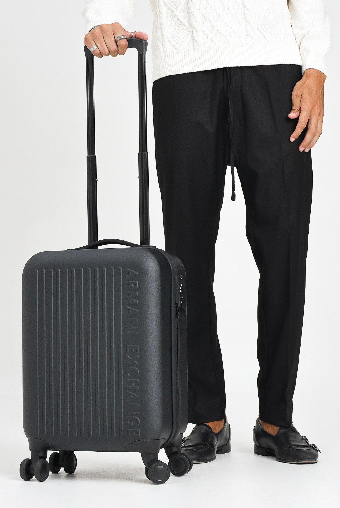 ARMANI EXCHANGE Trolley nero per uomo e donna XM000899AF13793 UC001 ARMANI EXCHANGE