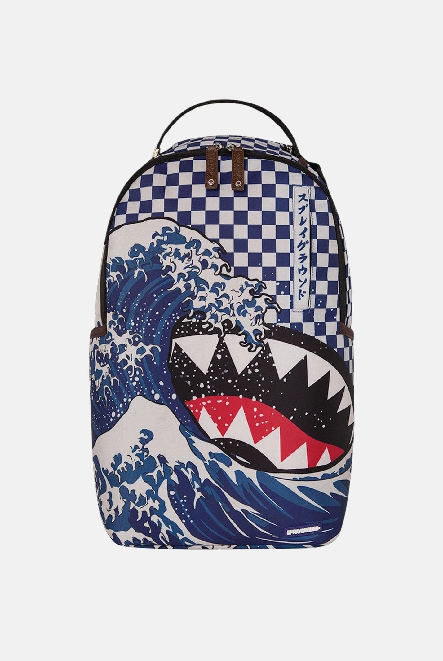 SPRAYGROUND Zaino Ichimatsu-Moyo Camokawa bianco e blu per uomo e donna 910B8810NSZ . SPRAYGROUND