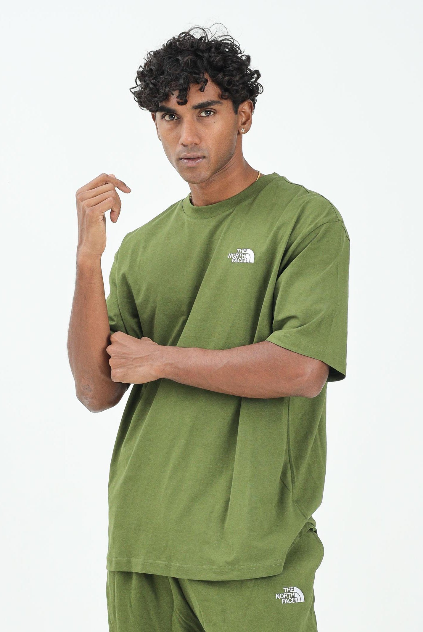 THE NORTH FACE T-shirt a manica corta Simple Dome verde da uomo NF0A87NRBRI1 THE NORTH FACE