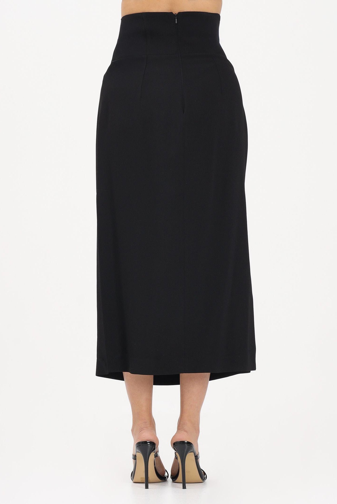 PINKO Gonna midi nera da donna 106485A2Q2 Z99 PINKO