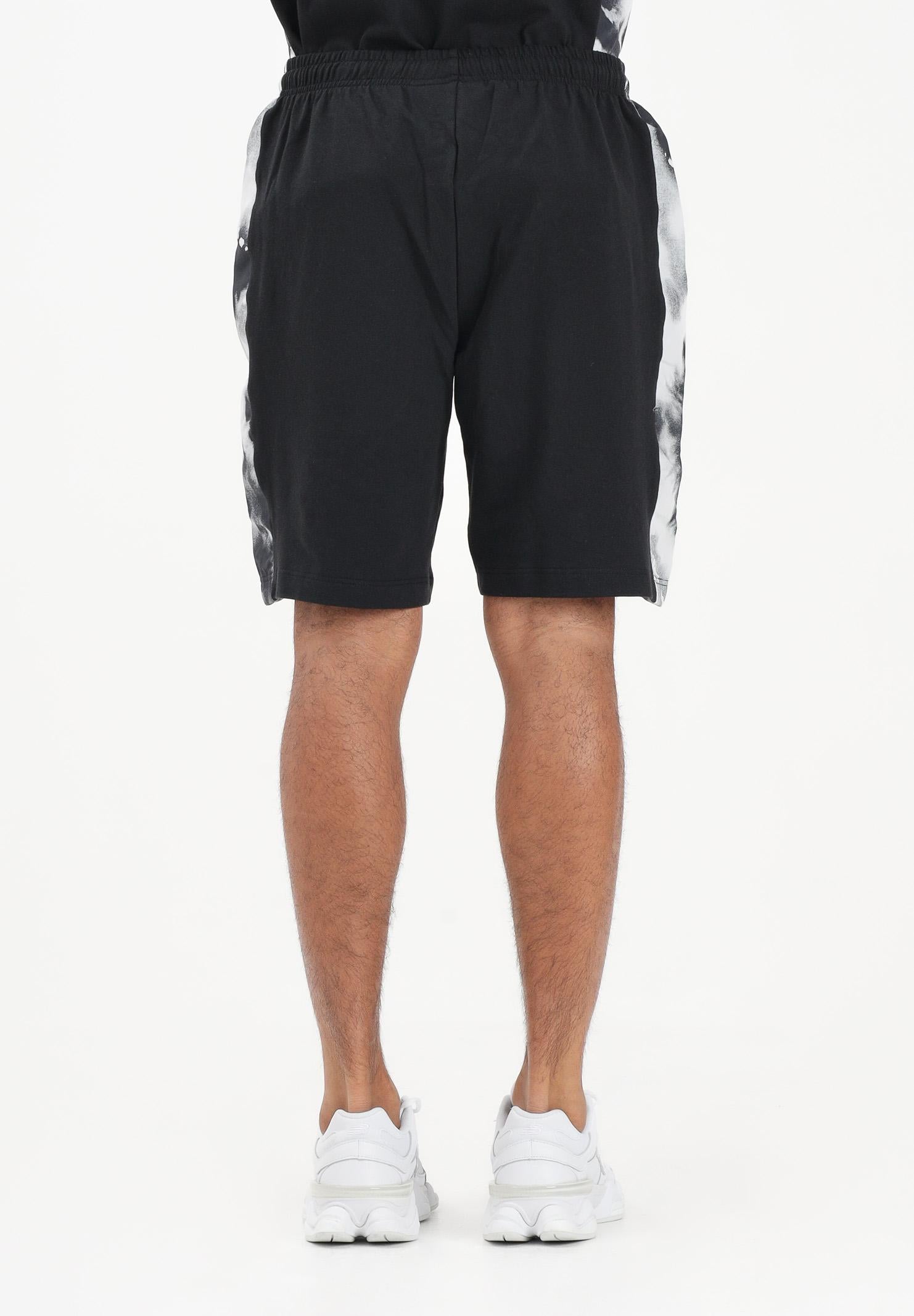 AUSTRALIAN Shorts sportivo nero da uomo con inserto stampato SPUSH0015836 003 AUSTRALIAN