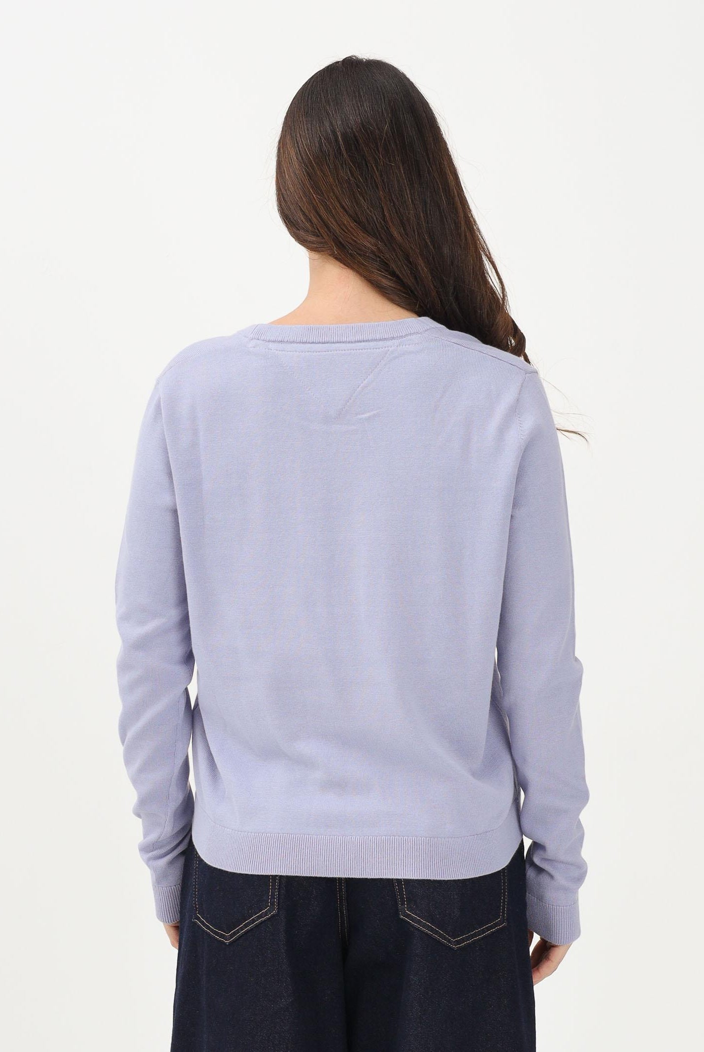 TOMMY JEANS Maglioncino lilla da donna con logo DW0DW19888 C5U TOMMY JEANS