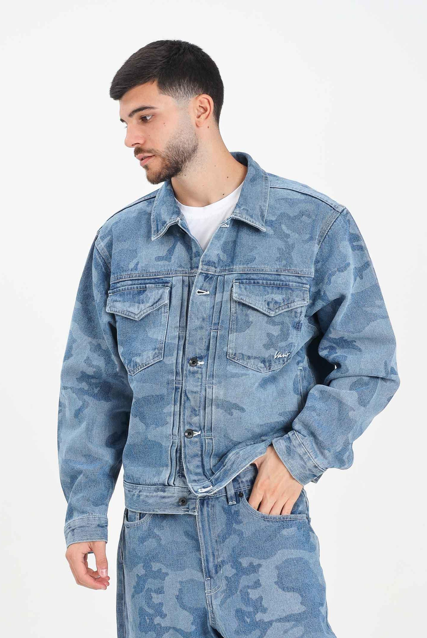 VANS Giubbotto in denim camouflage da uomo VN000P7DCDX1  VANS