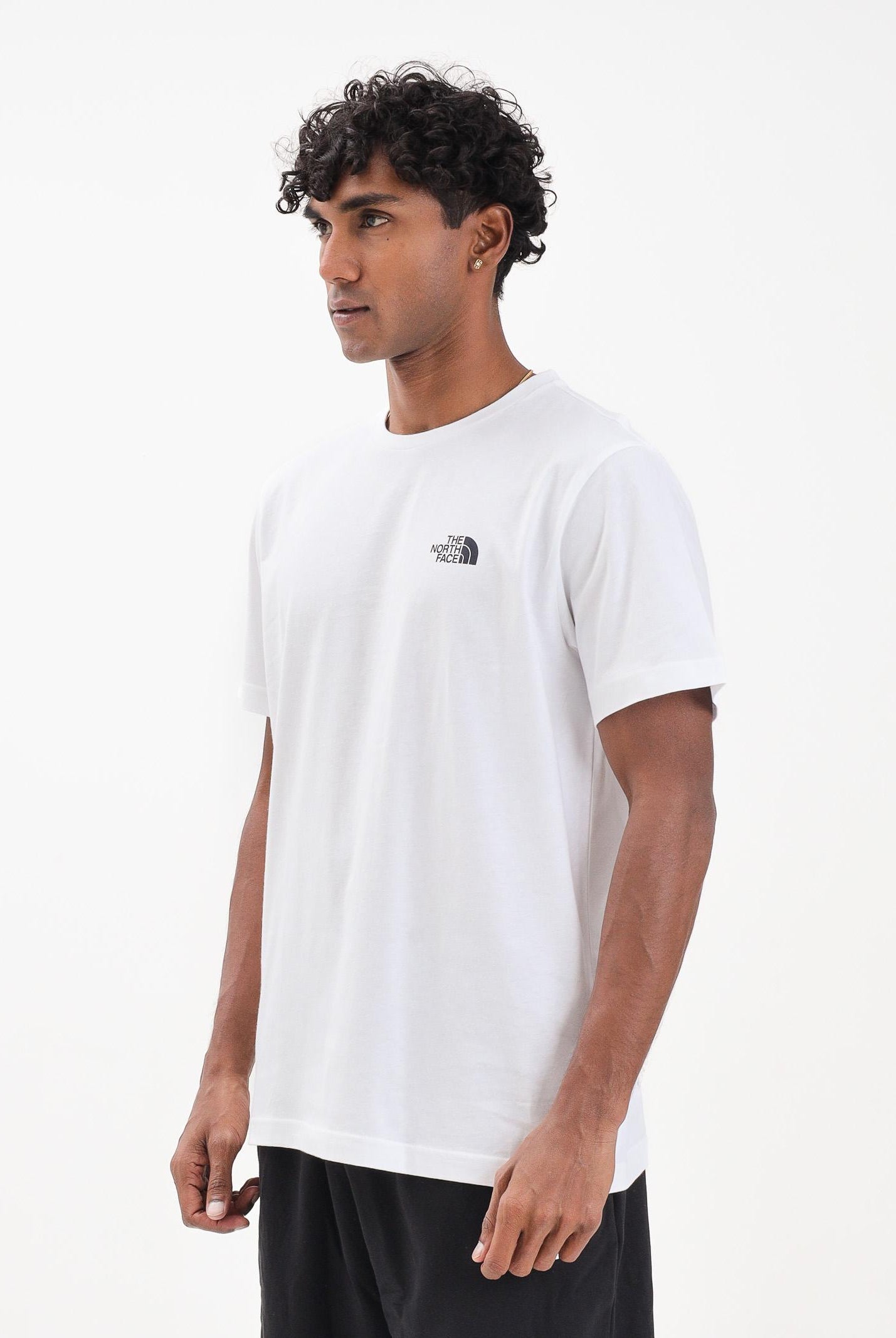 THE NORTH FACE T-shirt a manica corta Vertical Logo bianca da uomo NF0A8EE7FN41 THE NORTH FACE