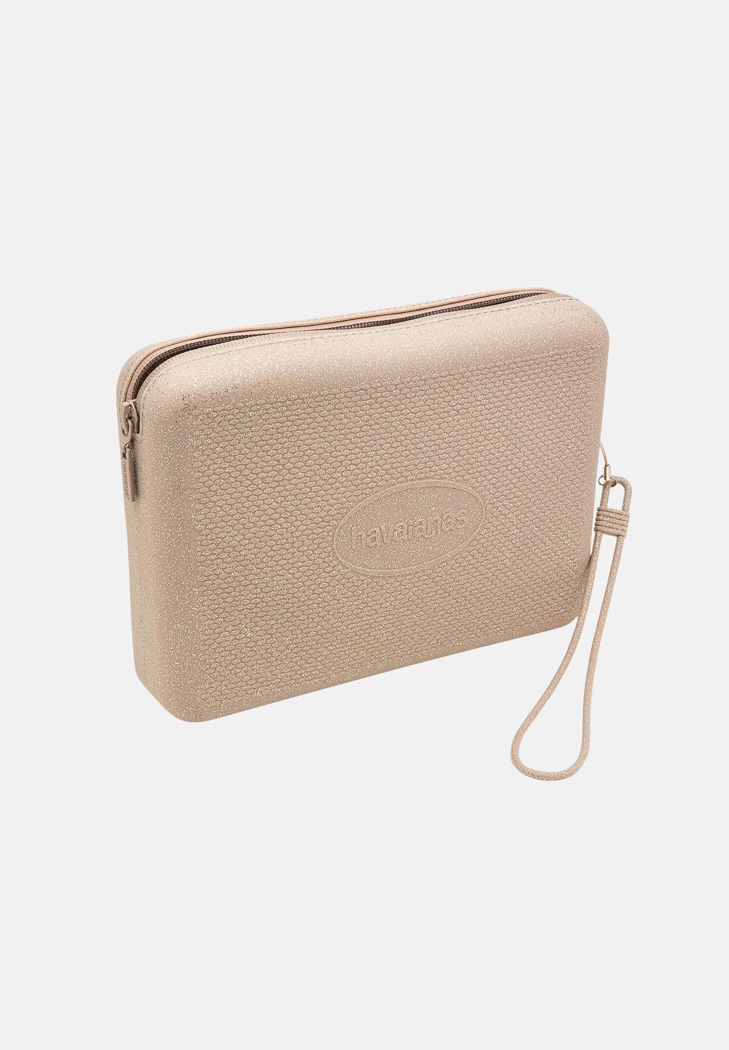 HAVAIANAS Pochette Havaianas Necessaire Da Spiaggia Glitter oro da donna 4147274 0570 HAVAIANAS