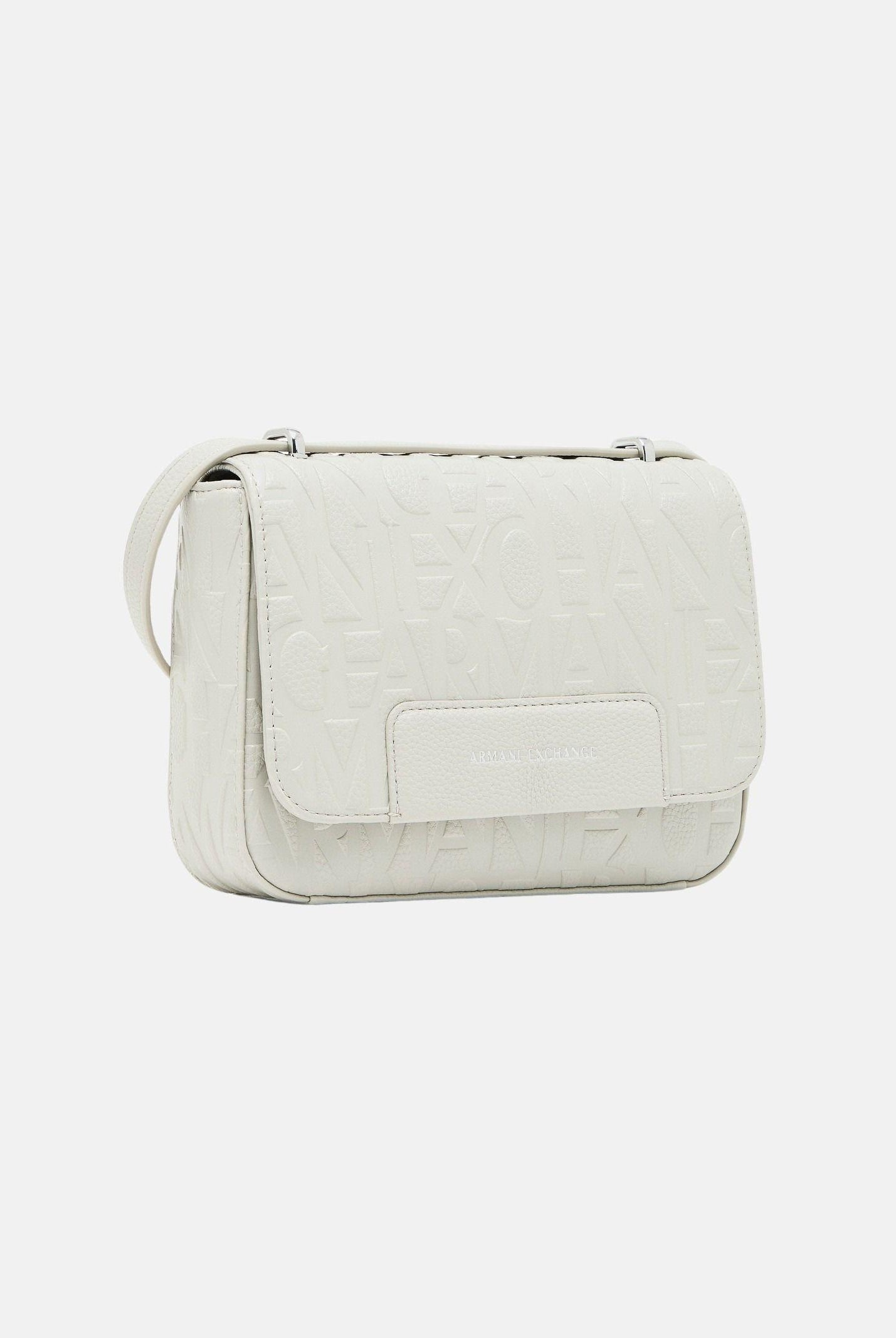 ARMANI EXCHANGE Borsa a tracolla bianca da donna con logo XW001577AF15774 U0011 ARMANI EXCHANGE
