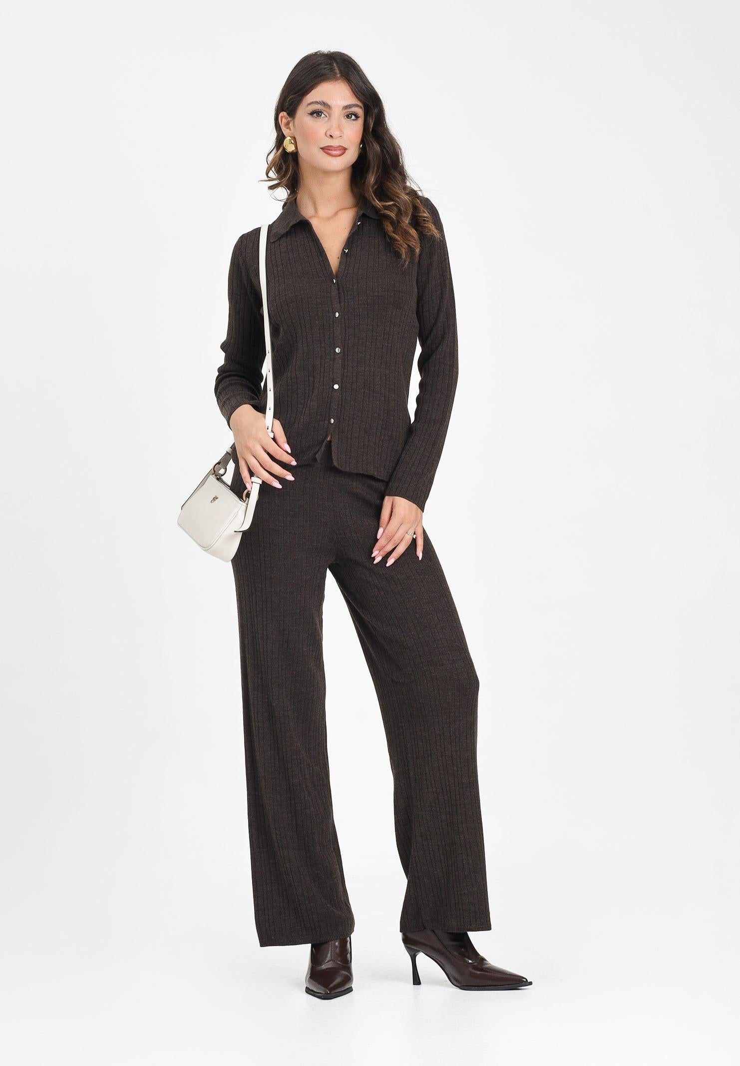 ONLY Pantalone marrone da donna 15352981 ChocolateTorte ONLY