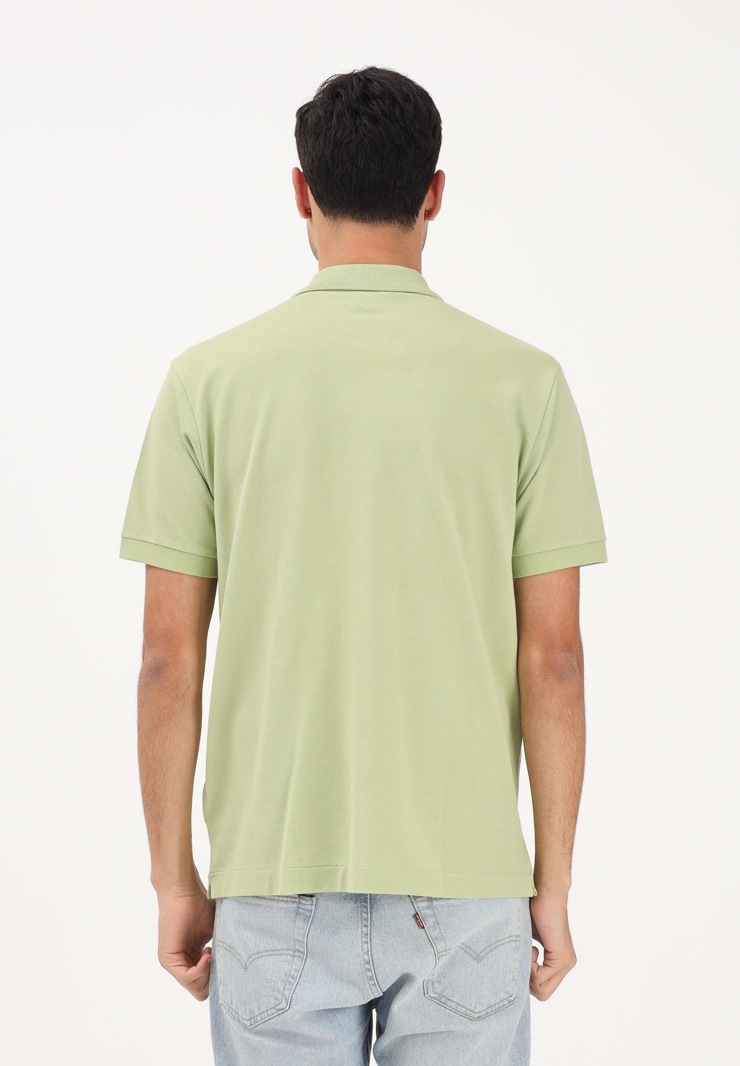 LACOSTE Polo verde chiaro per uomo e donna caratterizzata da patch logo coccodirllo 1212 UYB LACOSTE