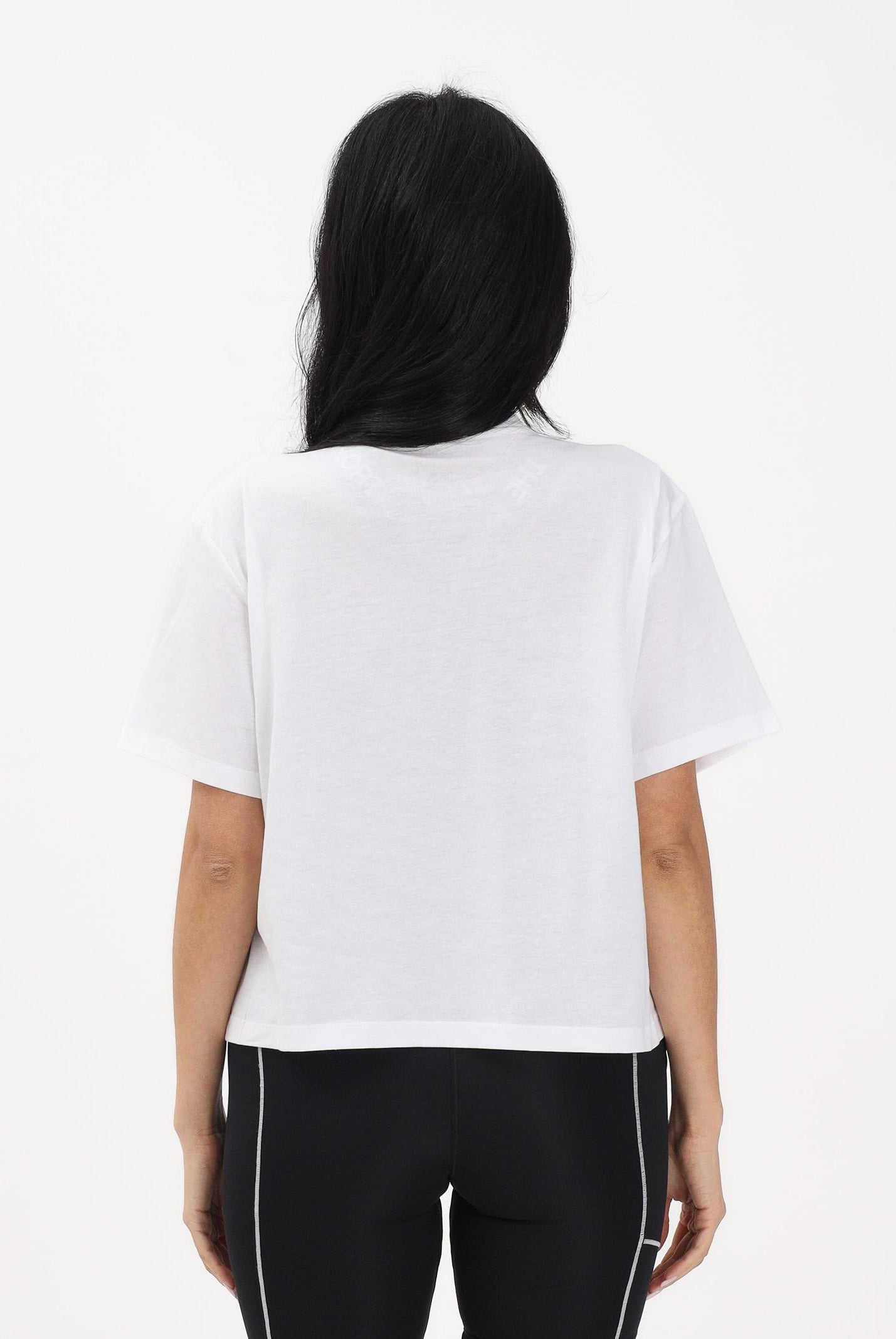 THE NORTH FACE T-shirt a manica corta Evolution Simple Dome Cropped Relaxed bianca da donna NF0A8FDHFN41 . THE NORTH FACE