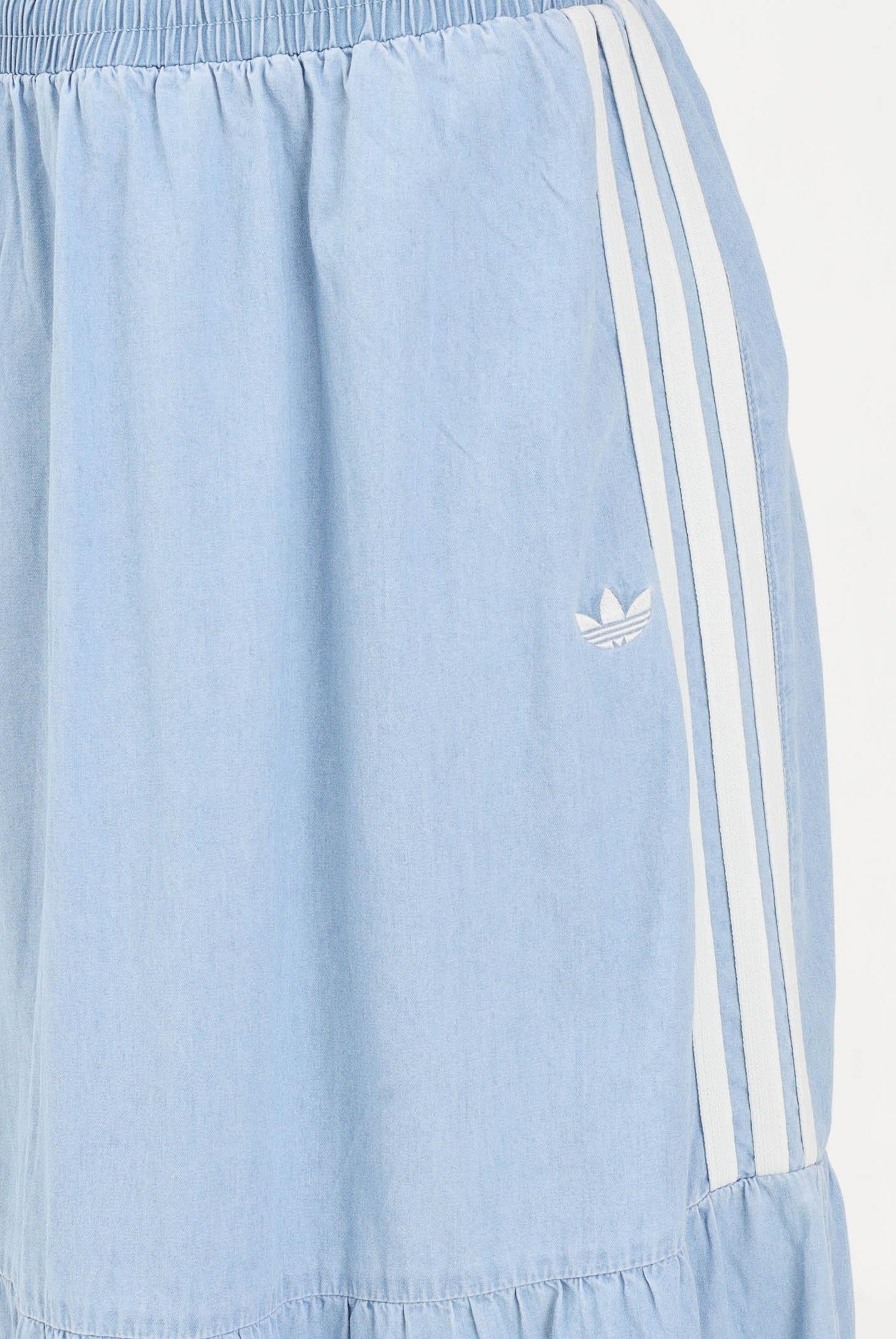 ADIDAS ORIGINALS Gonna lunga SUMMER GLOW in denim chiaro da donna KY8113 . ADIDAS ORIGINALS