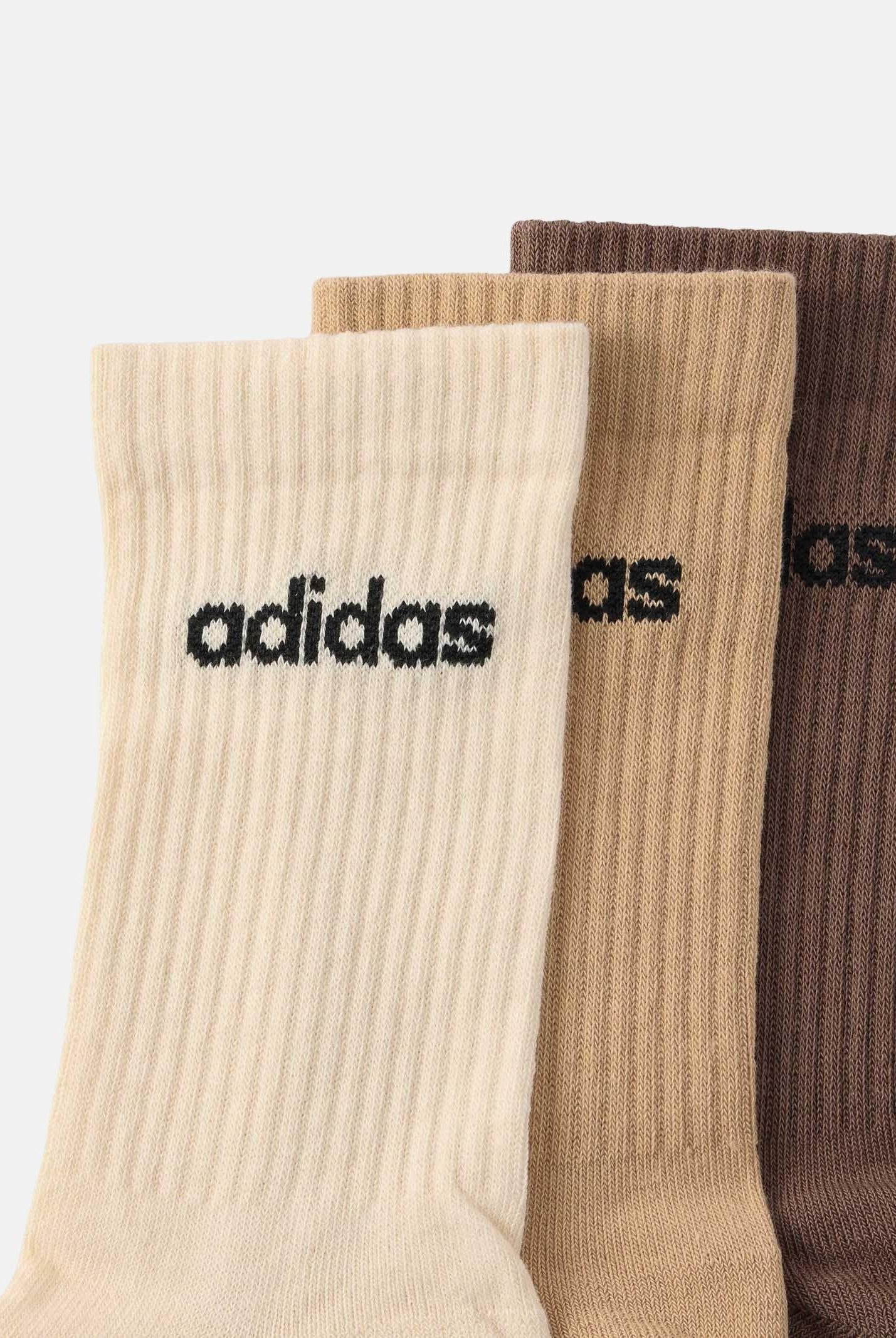 ADIDAS ORIGINALS Calzini Linear Cushioned (3 paia) nei toni del marrone per uomo e donna IZ0106 . ADIDAS ORIGINALS