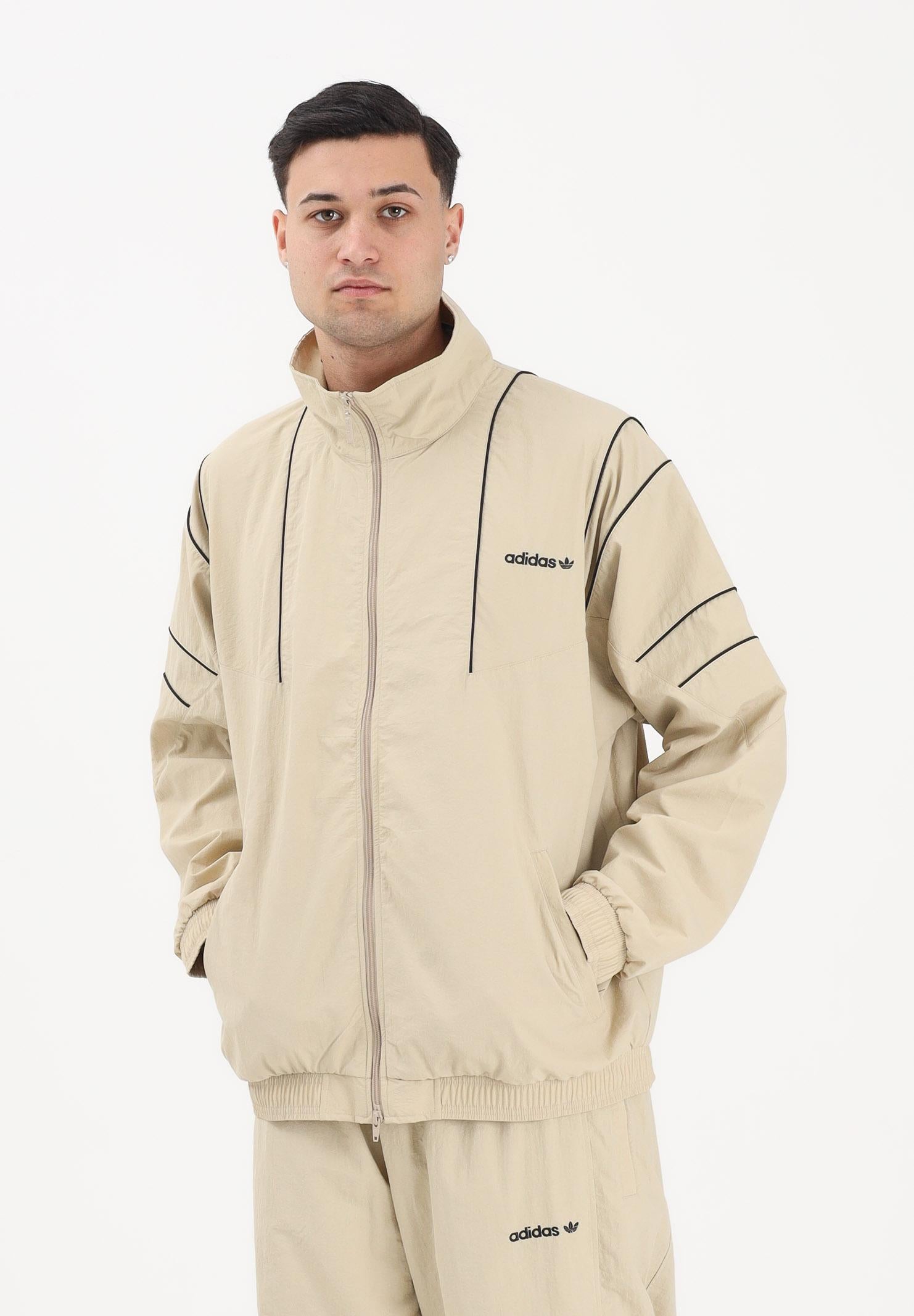 ADIDAS ORIGINALS Giacca a vento CUTLINE beige da uomo KE0095 . ADIDAS ORIGINALS