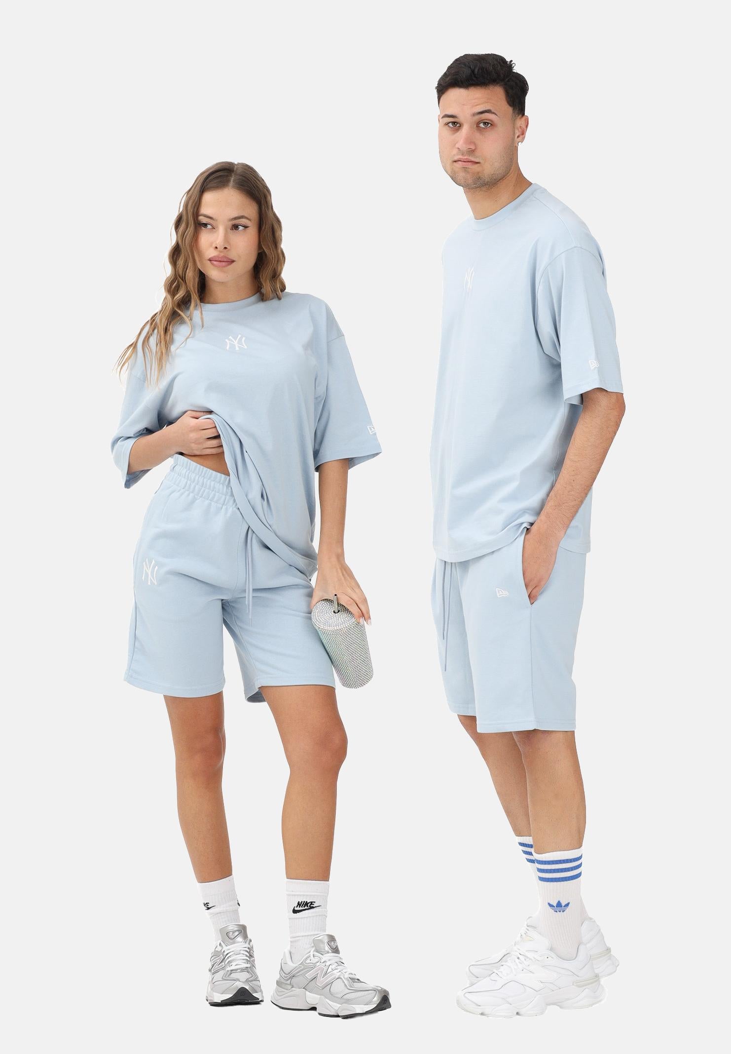 NEW ERA Shorts sportivo New York Yankees MLB League Essential Midi azzurro per uomo e donna 60771494 . NEW ERA