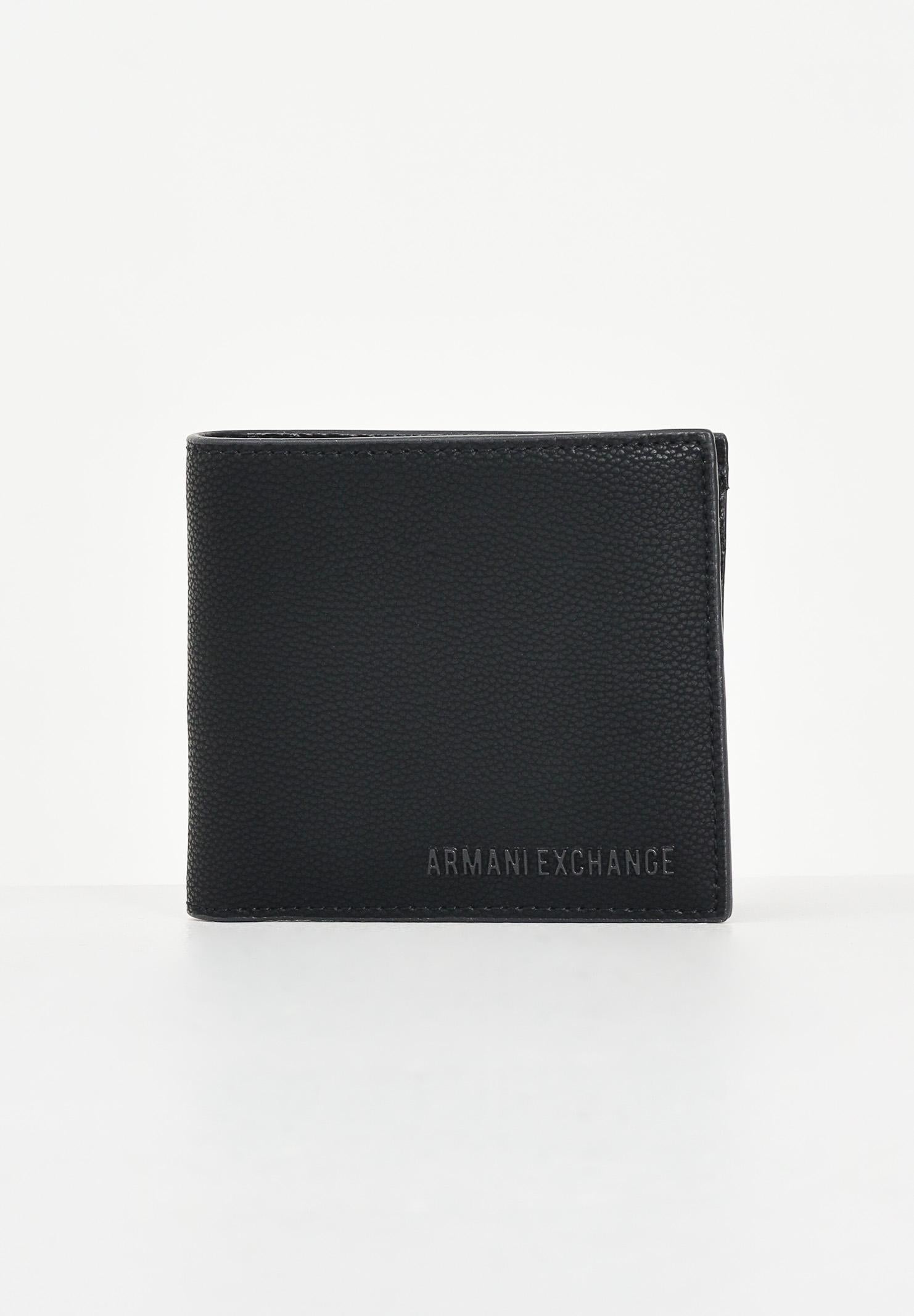 ARMANI EXCHANGE Portafogli nero da uomo con logo XM000167AF17090 UB101 ARMANI EXCHANGE