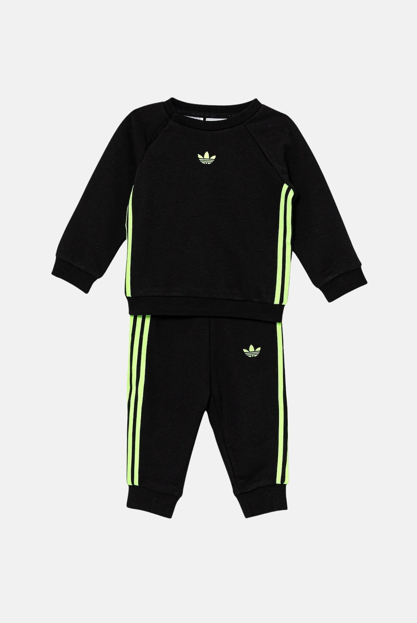 ADIDAS ORIGINALS Tuta Crew nera da neonato JW5310 . ADIDAS ORIGINALS