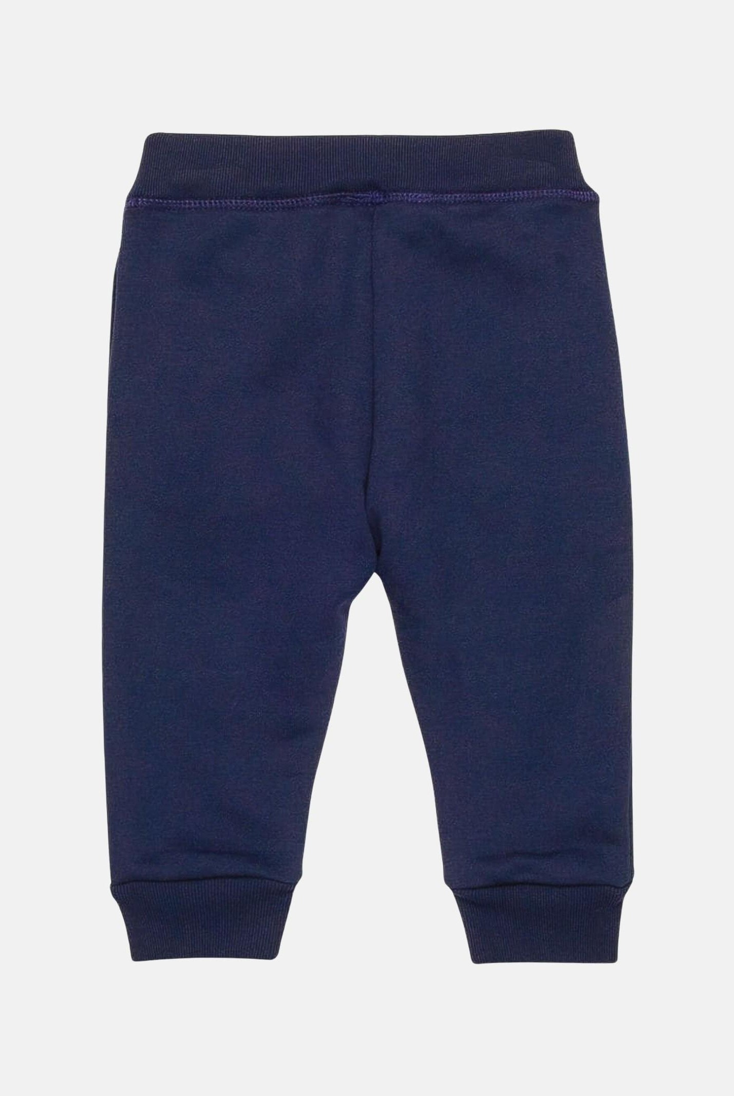 Pantalone blu da neonato con stampa logo DQ2498D0094 DQ866 DSQUARED2