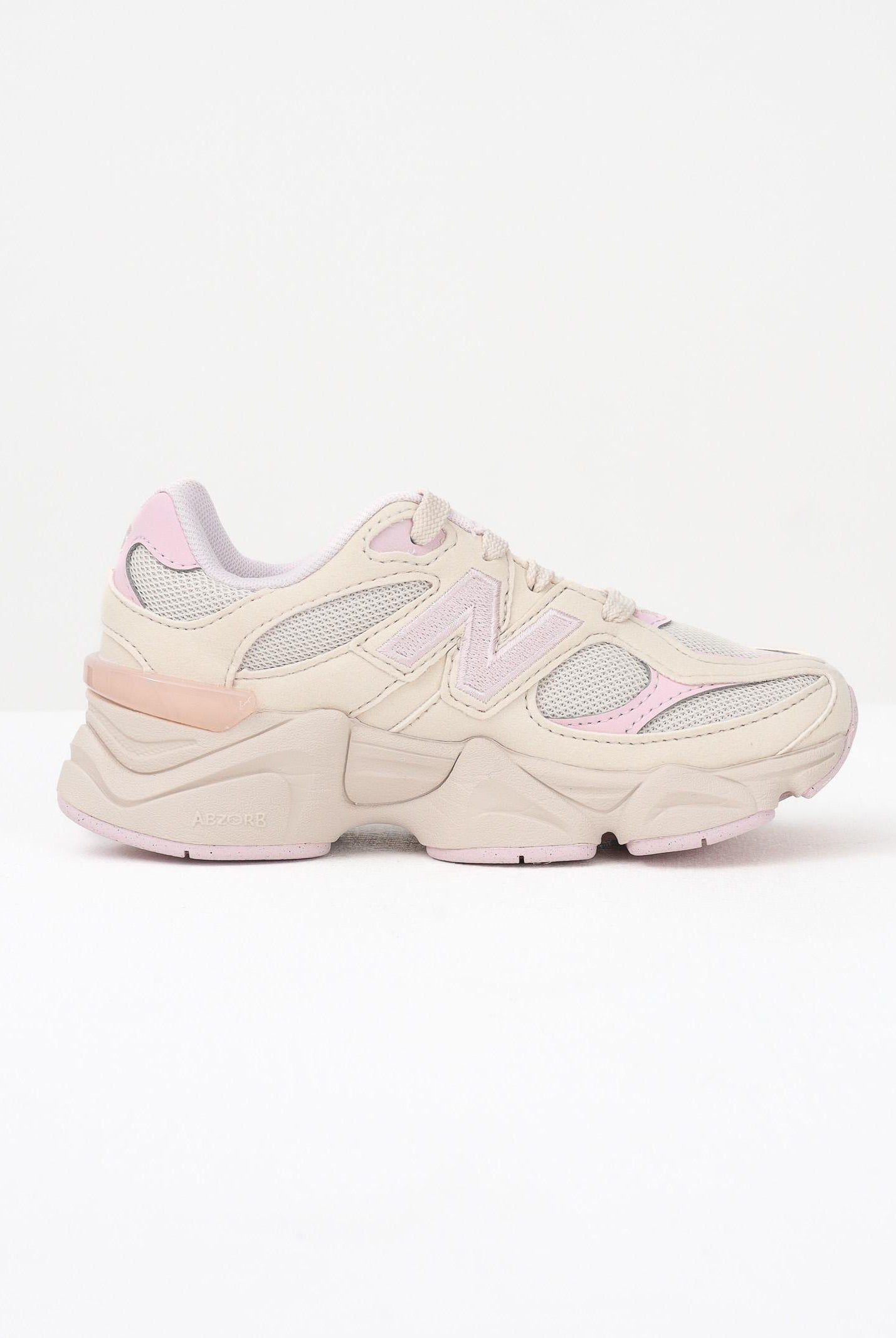 NEW BALANCE Sneakers 9060 Lace panna e rosa da bambina PC9060JP NEW BALANCE