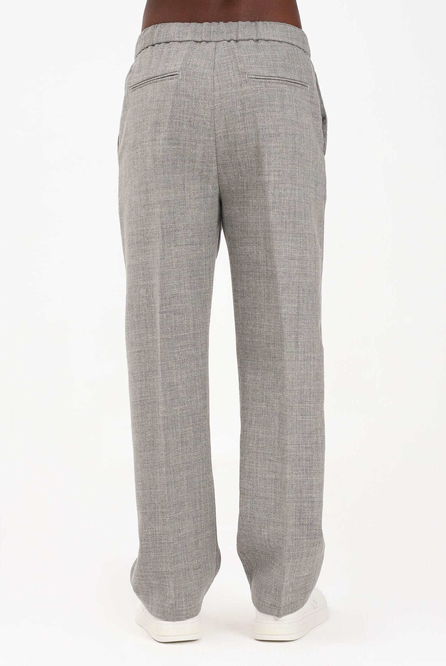 I'M BRIAN Pantalone grigio mélange da uomo PA3502 GRIG I'M BRIAN